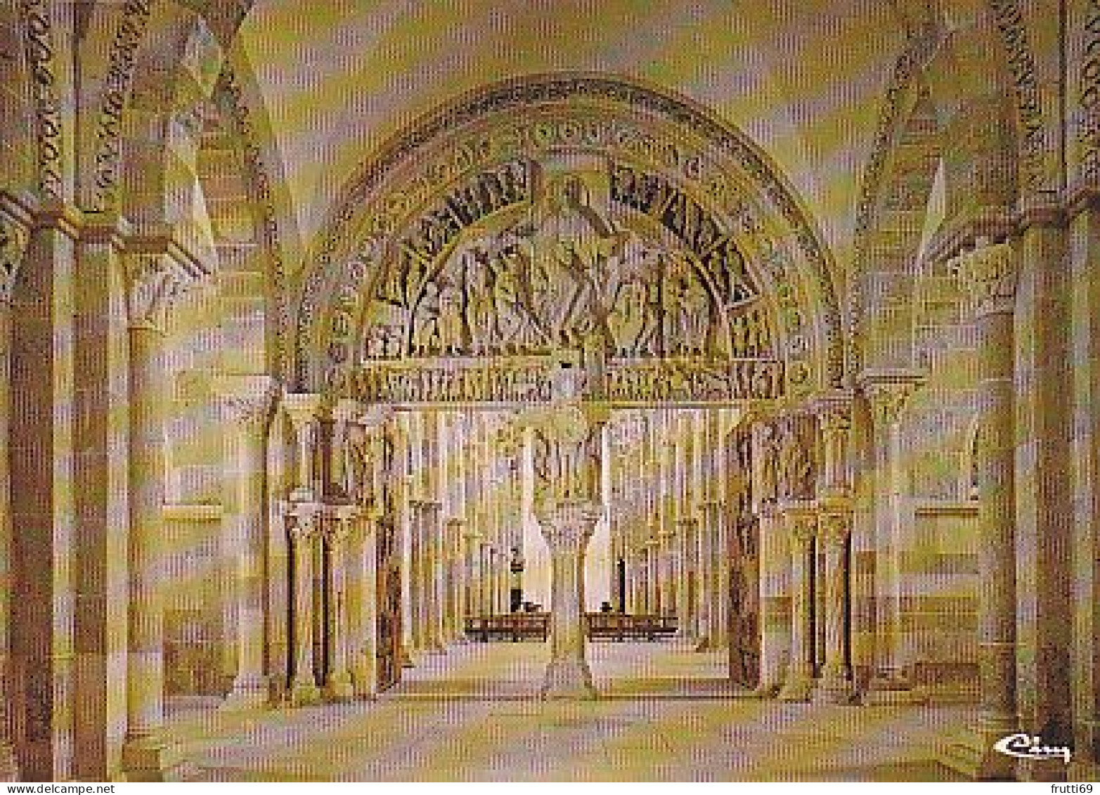 AK 211726 FRANCE - Vezelay - Basilique De La Madeleine - Le Portail Central - Vezelay