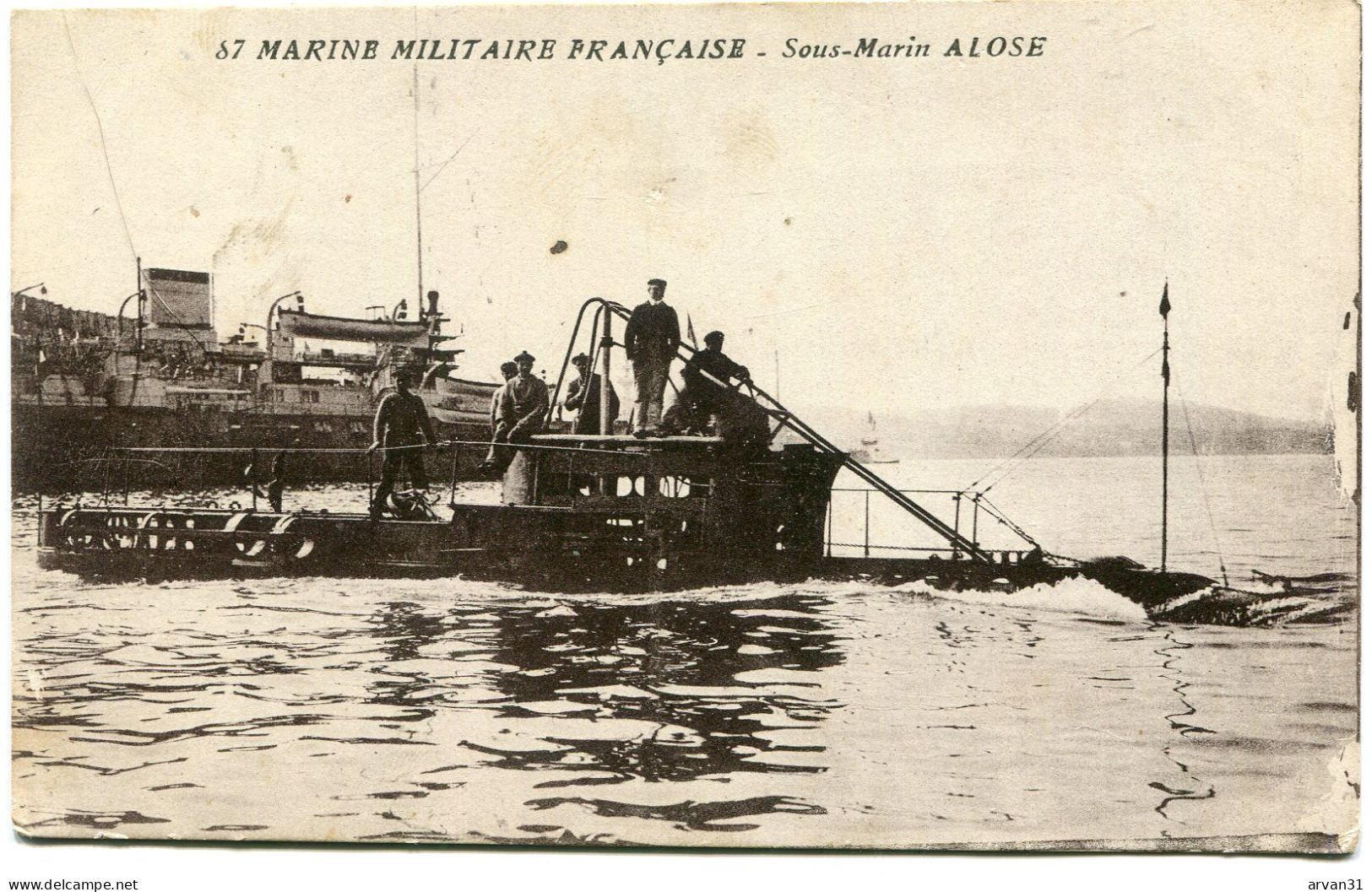 SOUS MARIN ALOSE - - Guerre