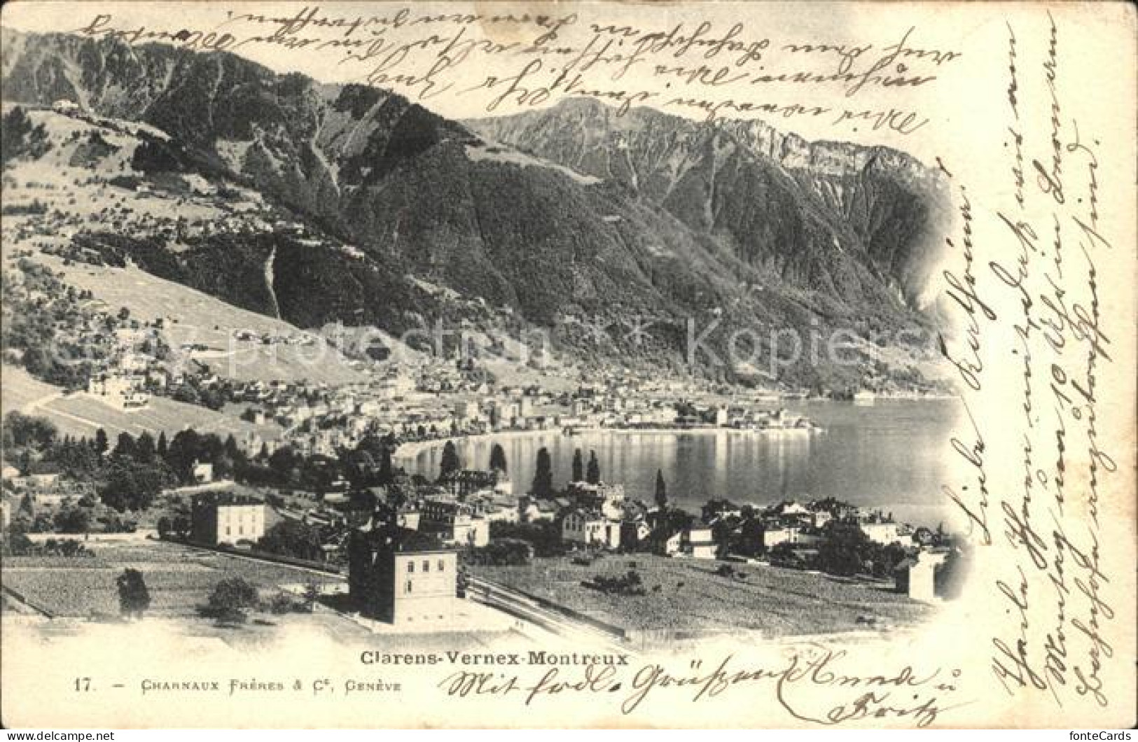 11863606 Clarens Montreux Ortsansicht Clarens Montreux - Other & Unclassified