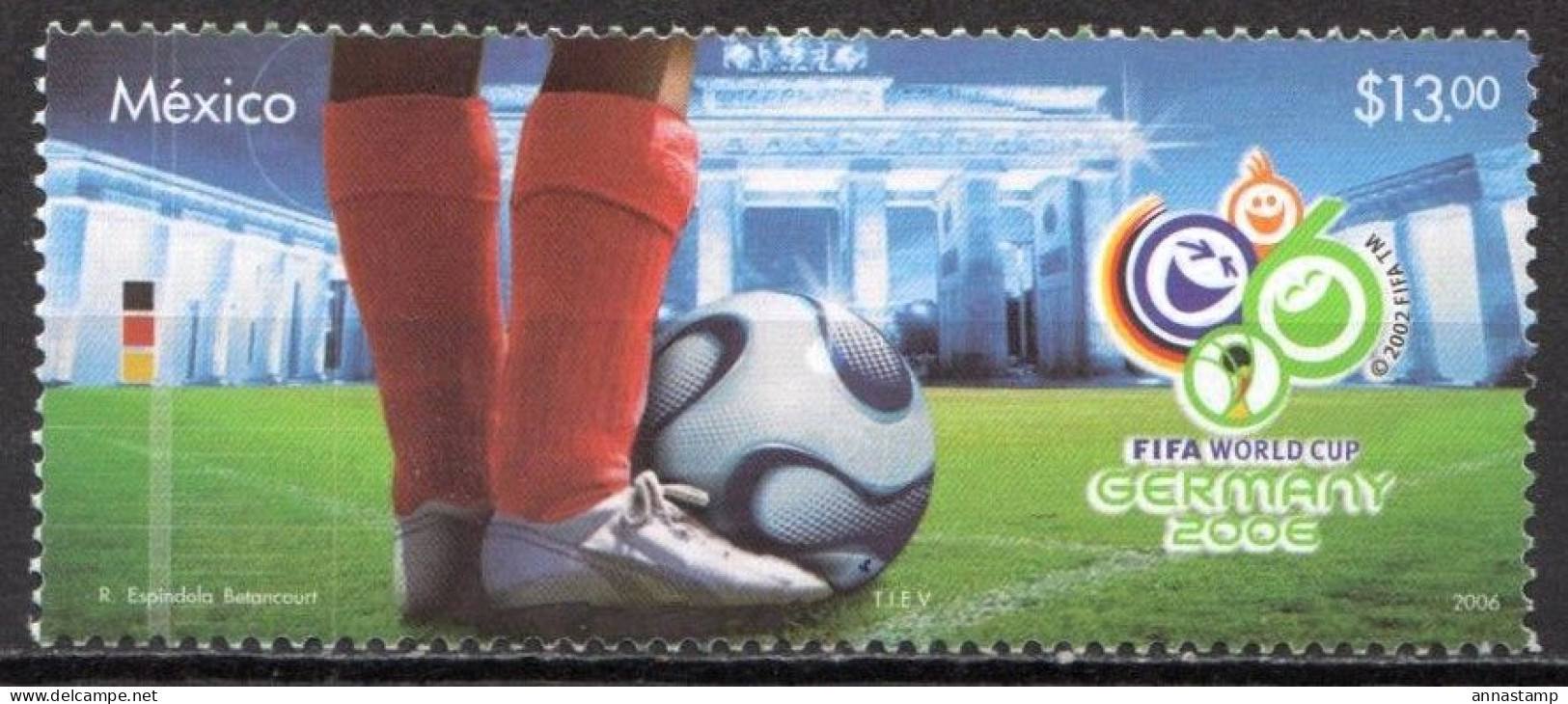 Mexico MNH Stamp - 2006 – Deutschland