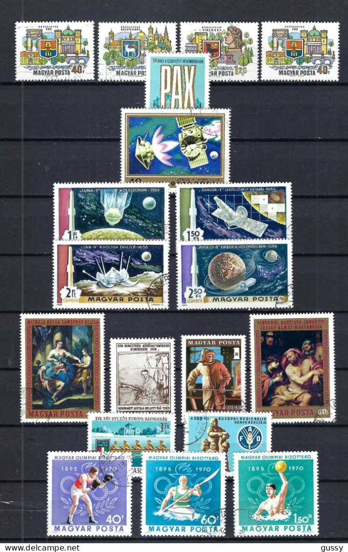 HONGRIE Ca.1969-70: Lot D'obl. - Used Stamps