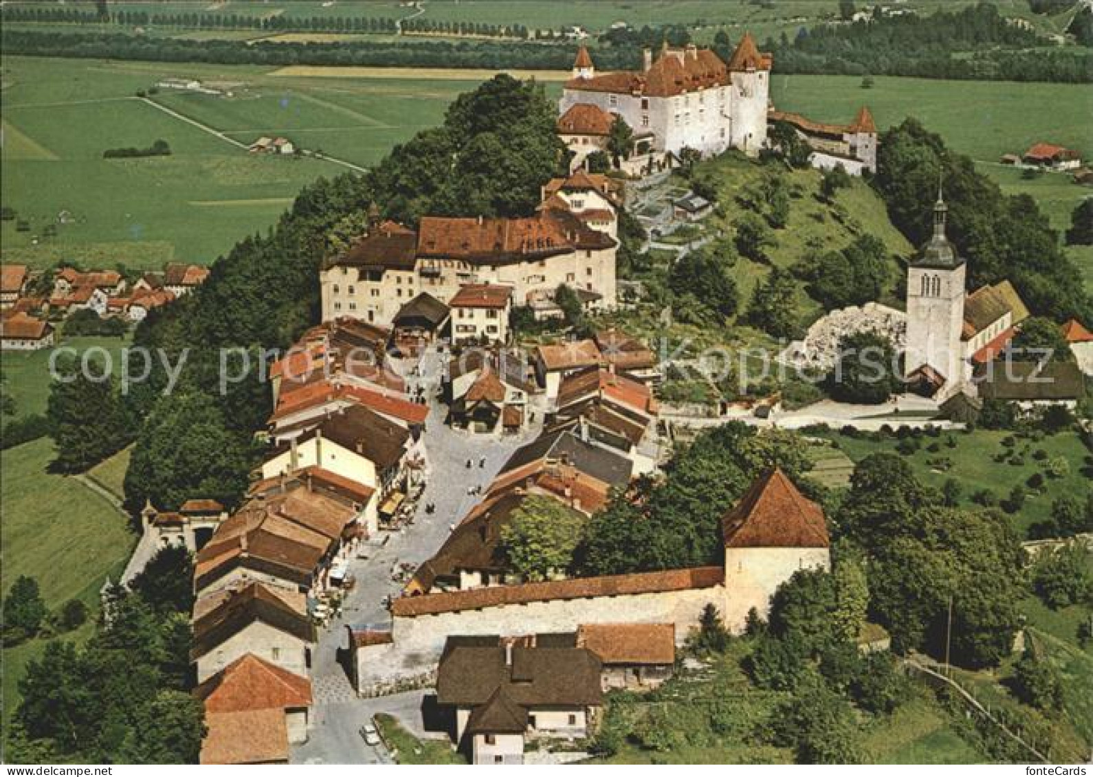 11862687 Gruyeres FR Vue Aerienne Gruyeres - Andere & Zonder Classificatie