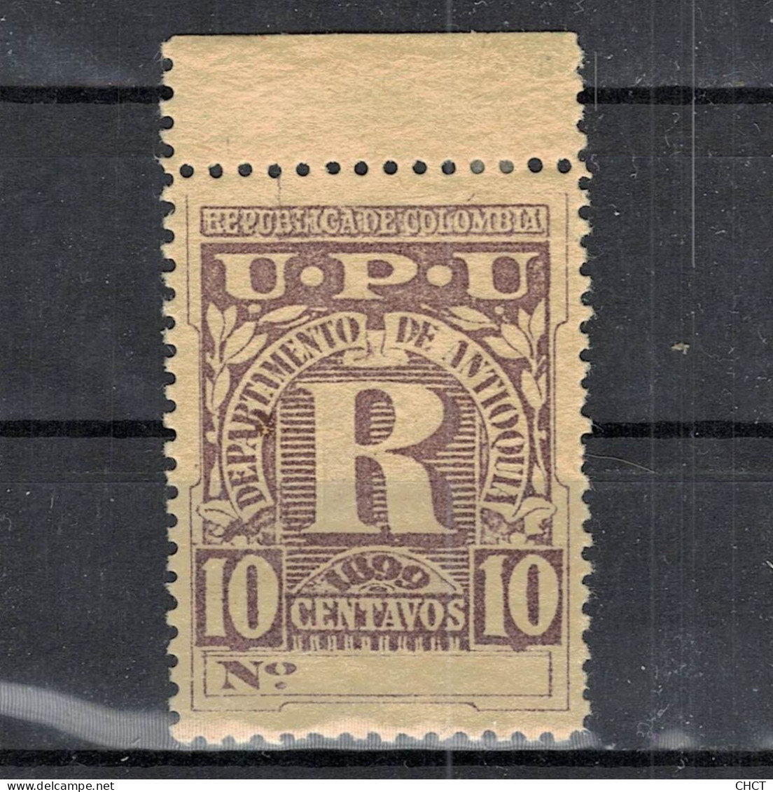 CHCT85 - UPU Stamp, 10 Centavos, MH, 1899, Department Of Antioquia, Colombia - Kolumbien