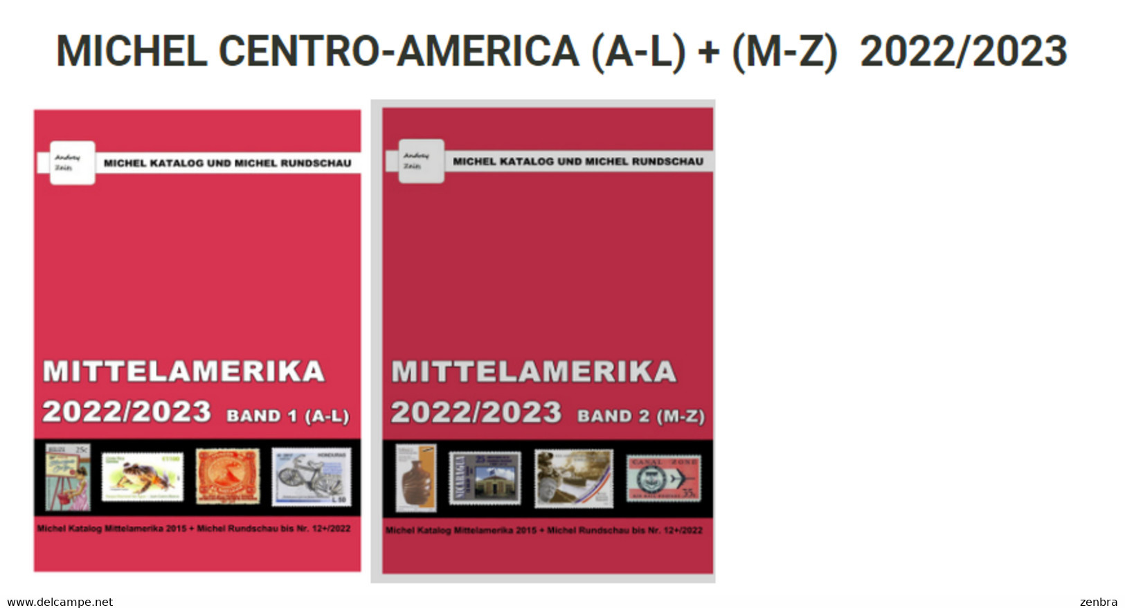 2 Volumi Di MICHEL 2022, CENTRO-AMERICA - Other & Unclassified