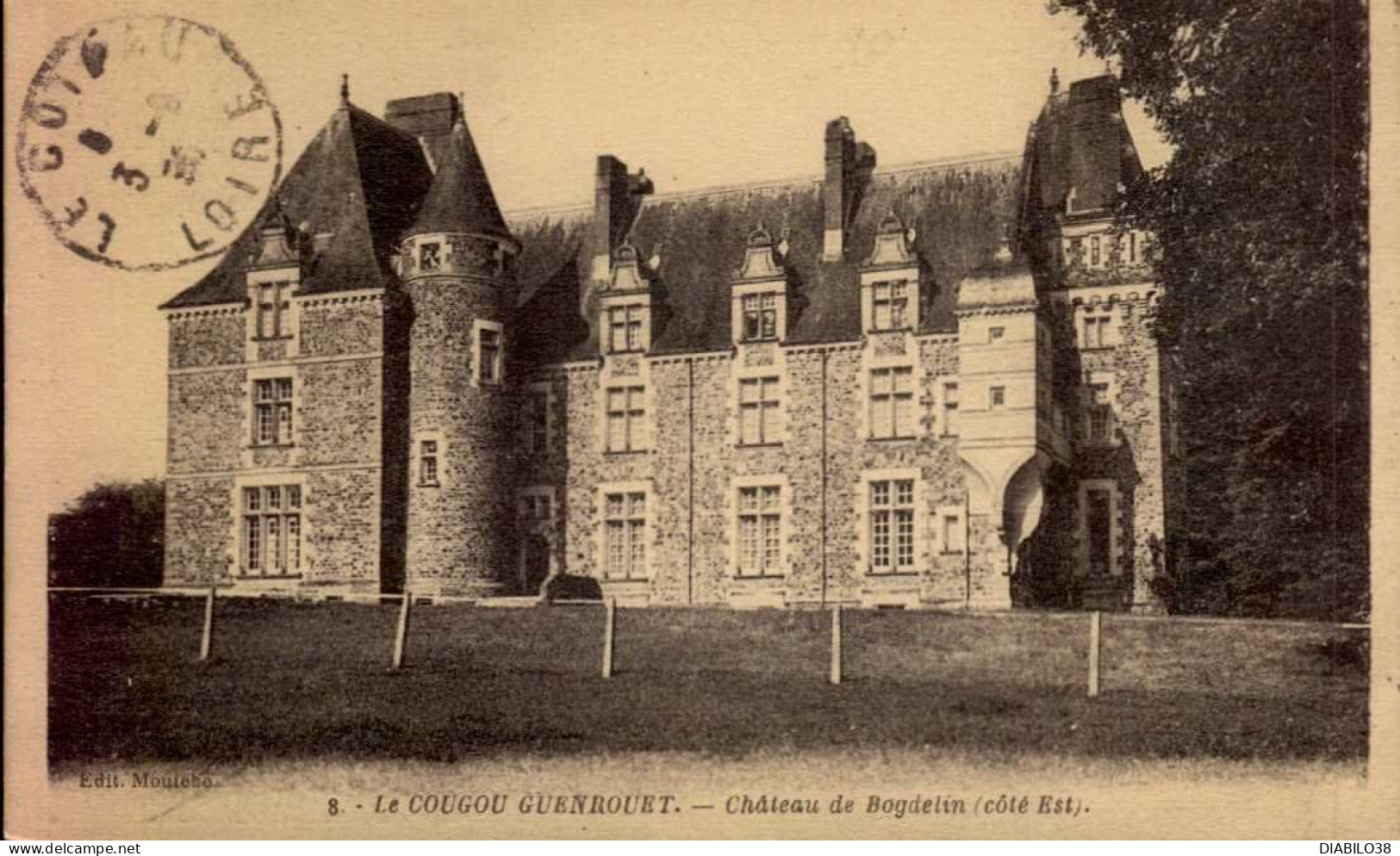 LE COUGOU GUENROUET     ( LOIRE ATLANTIQUE )   CHATEAU DE BOGDELIN - Other & Unclassified