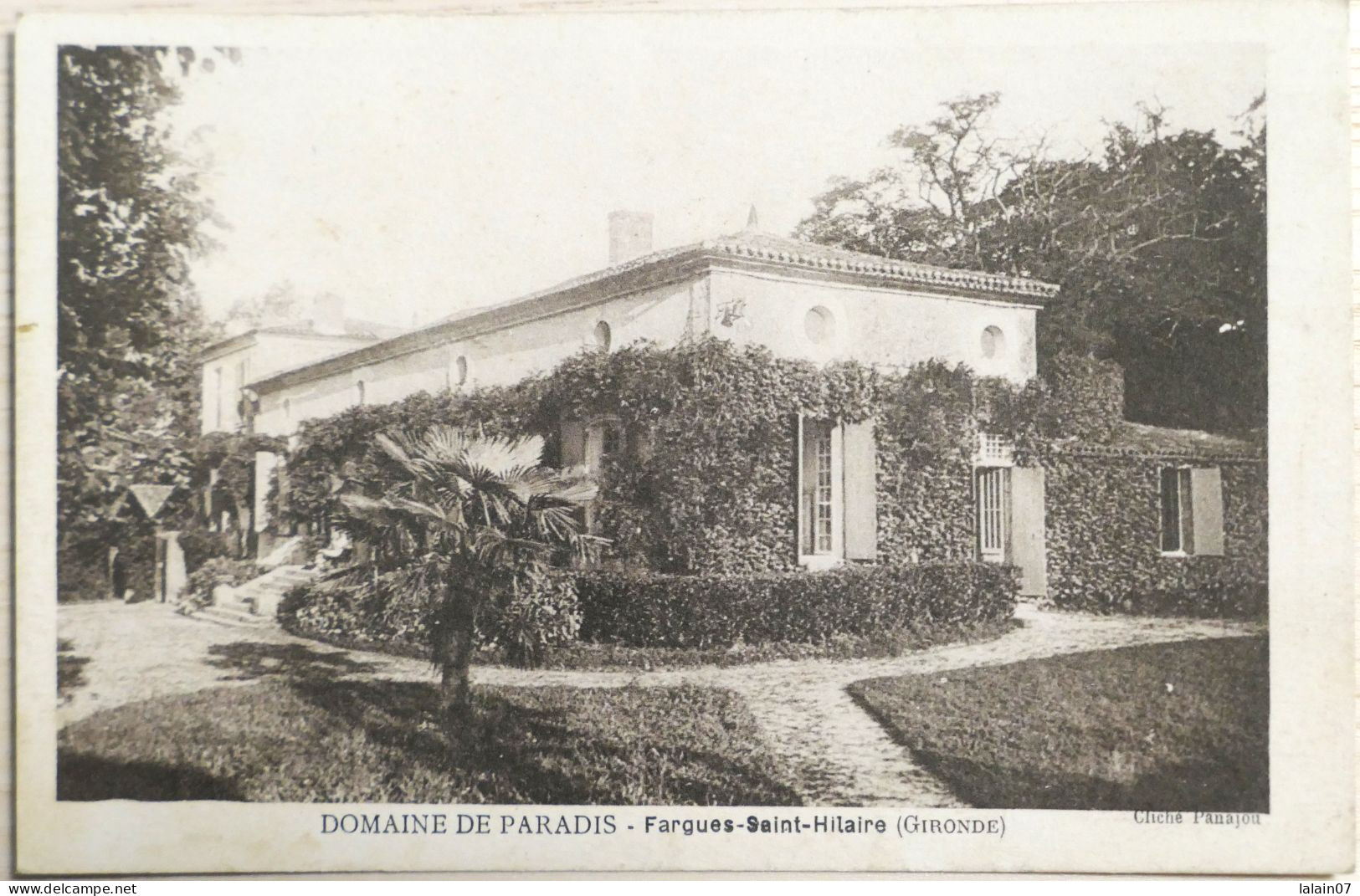 C. P. A. : 33 : FARGUES SAINT HILAIRE : Domaine De PARADIS - Autres & Non Classés