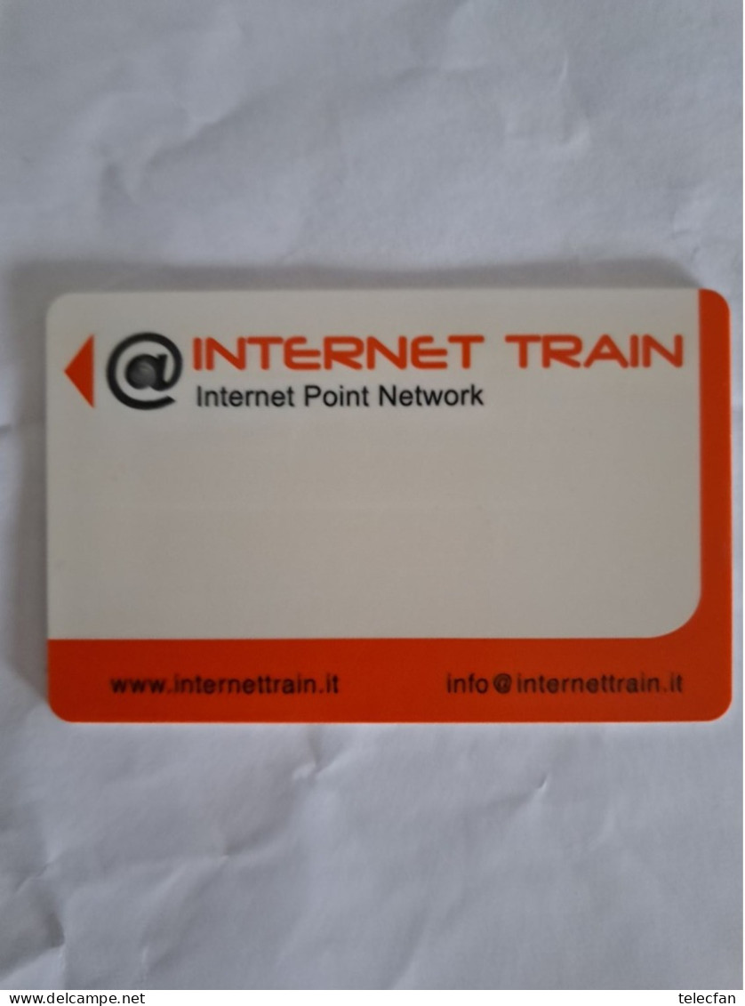 ITALIE INTERNET CARD IN TRAIN USED RARE - Otros & Sin Clasificación