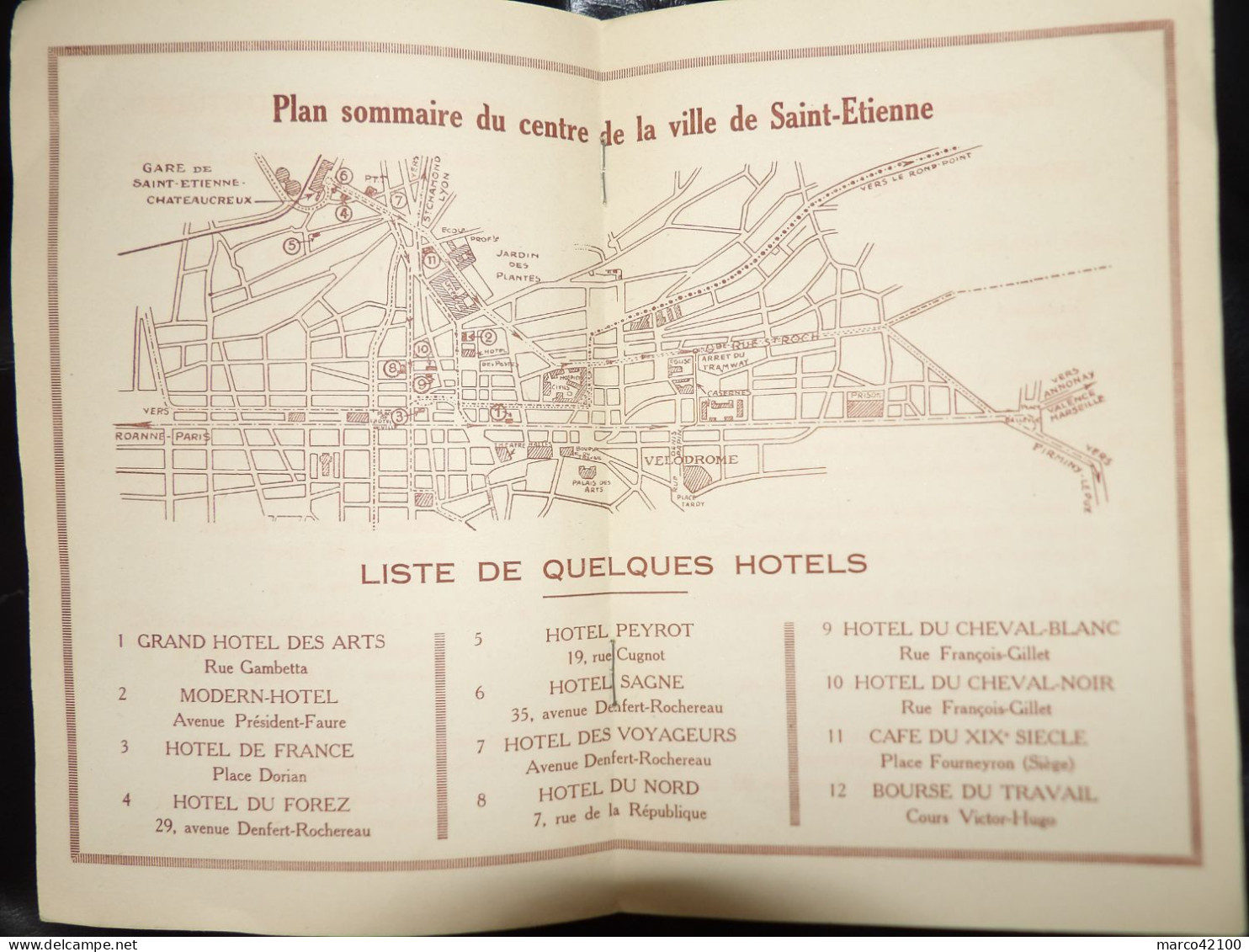 Saint-Etienne,VIIIème Congrès Cheminots Combattants Et Victimes De Guerre 14-18, PLM, 1928 - Historische Documenten