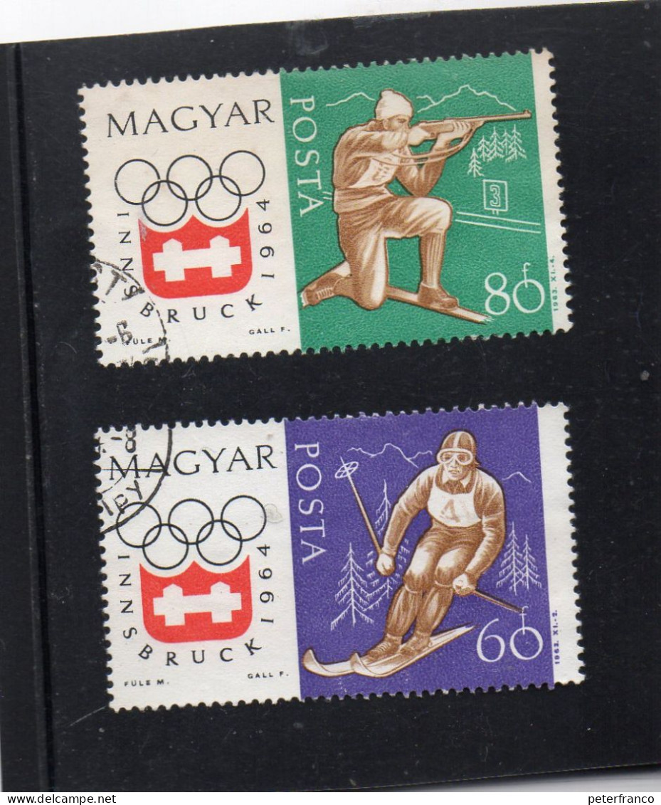 1964 Ungheria - Olimpiad Invernali Innsbruck 1964 - Inverno1964: Innsbruck