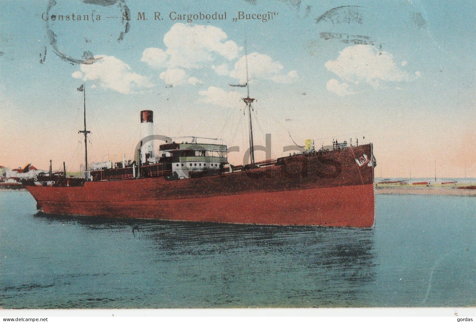 Romania - Constanta - Cargobotul Bucegi - Dampfer - Steamer - Roumanie