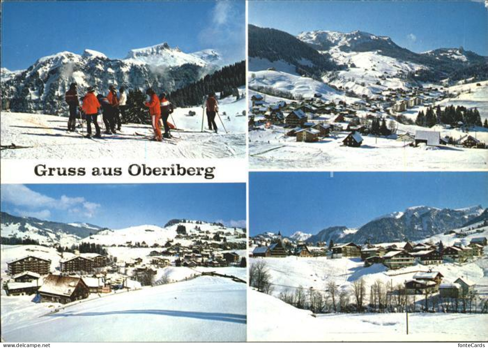 11862256 Oberiberg Panorama Teilansichten Oberiberg - Autres & Non Classés