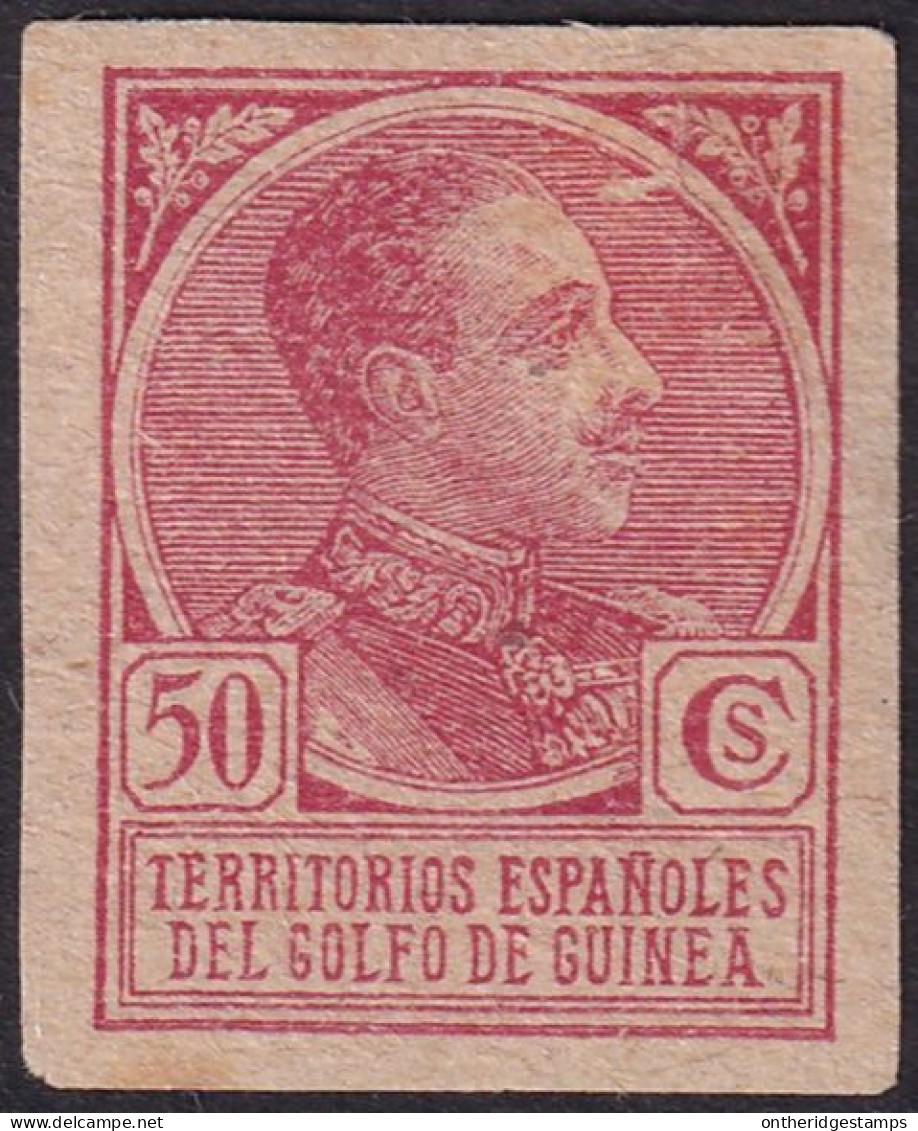 Spanish Guinea 1919 Sc 167 Ed 137s Imperf Variety MNG(*) - Spanish Guinea