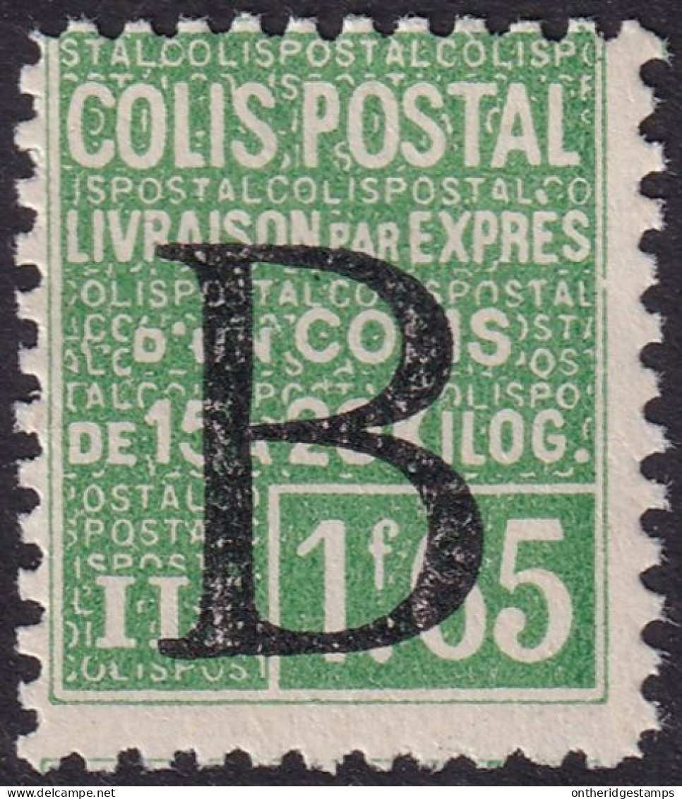 France 1936 Yt 107 Colis Postal Parcel Post MNH** "B" Overprint - Mint/Hinged