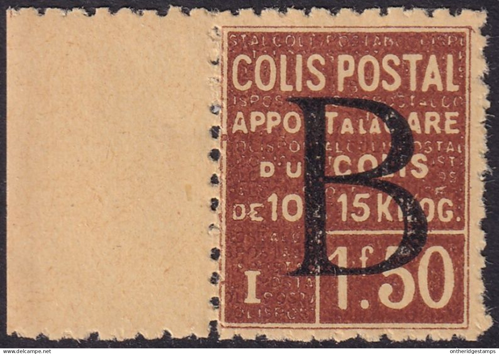 France 1936 Yt 102 Colis Postal Parcel Post MNH** "B" Overprint - Ongebruikt