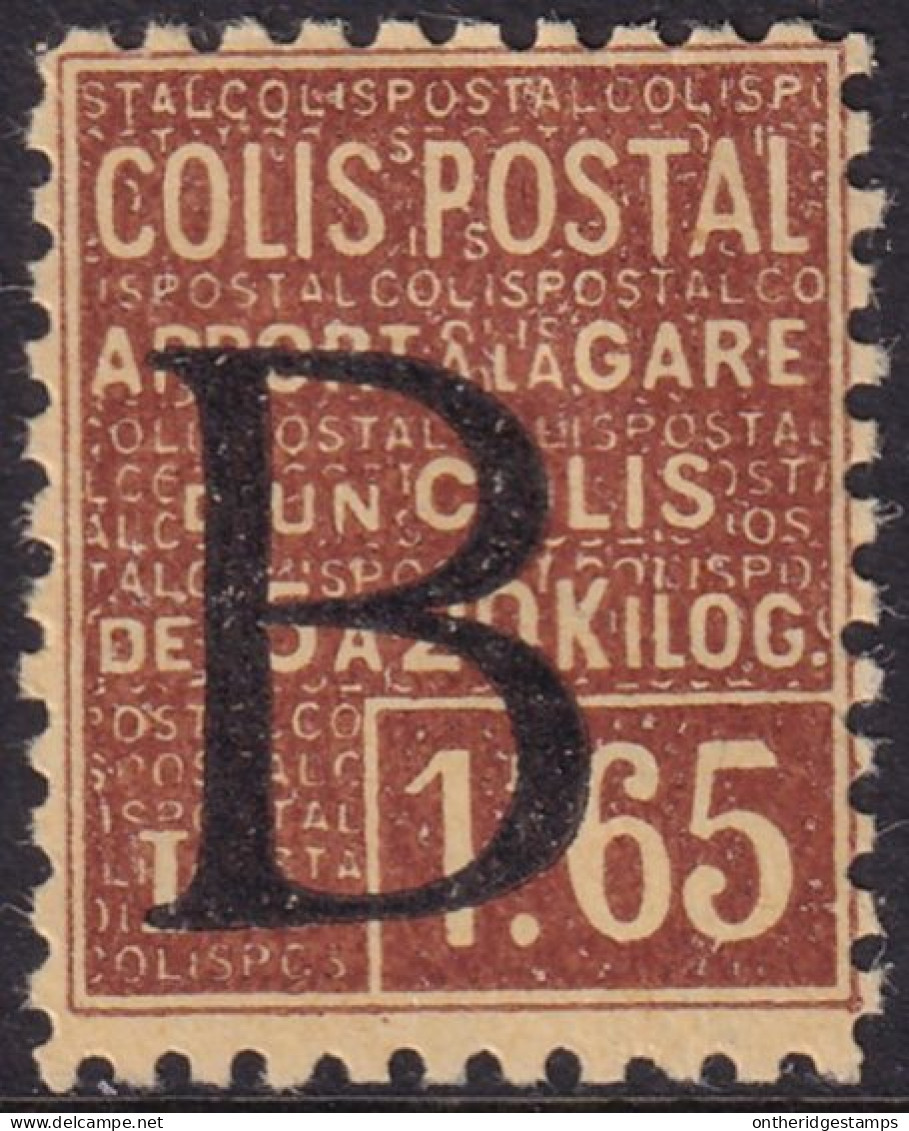 France 1936 Yt 103 Colis Postal Parcel Post MH* "B" Overprint - Mint/Hinged