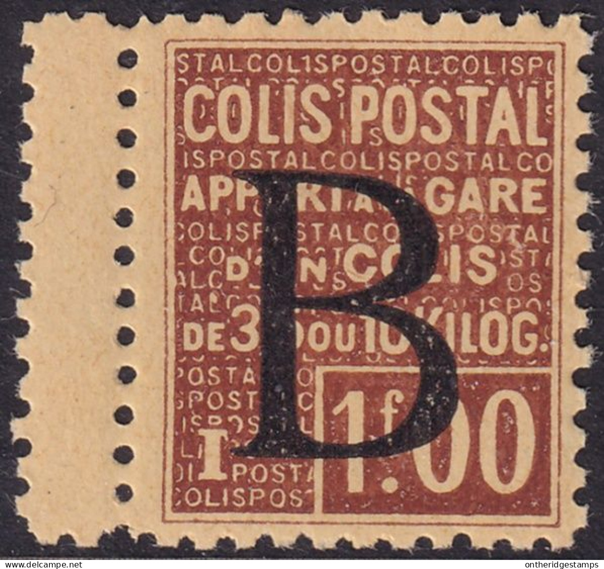 France 1936 Yt 101 Colis Postal Parcel Post MNH** "B" Overprint - Ungebraucht