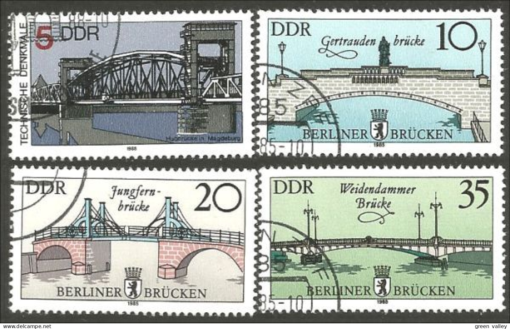 AC-5 DDR Ponts Berlin Bridges Brucken Ponte Puente Brug - Bruggen