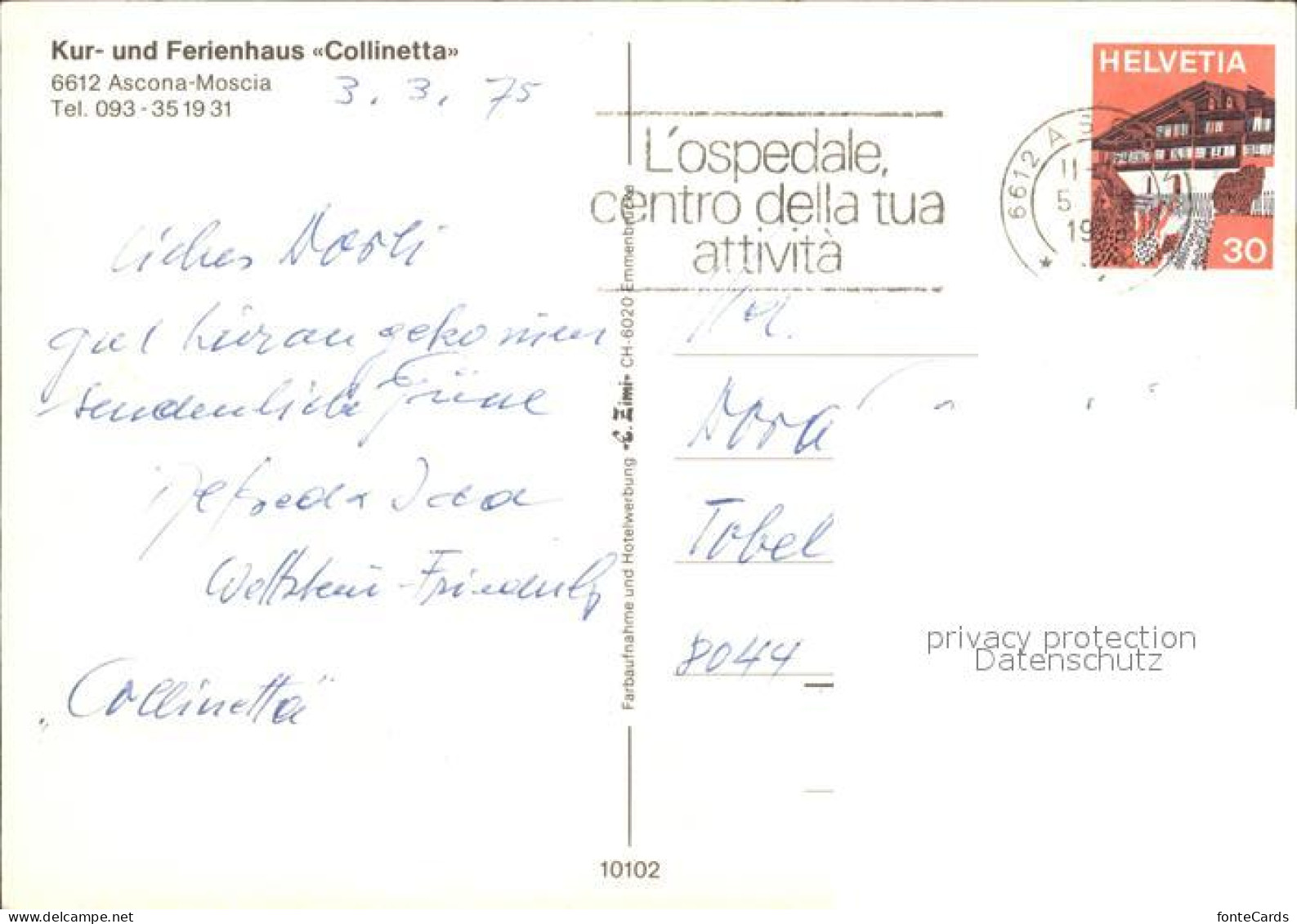 11862196 Moscia Ascona Kur Und Ferienhaus Collinetta Ascona - Sonstige & Ohne Zuordnung
