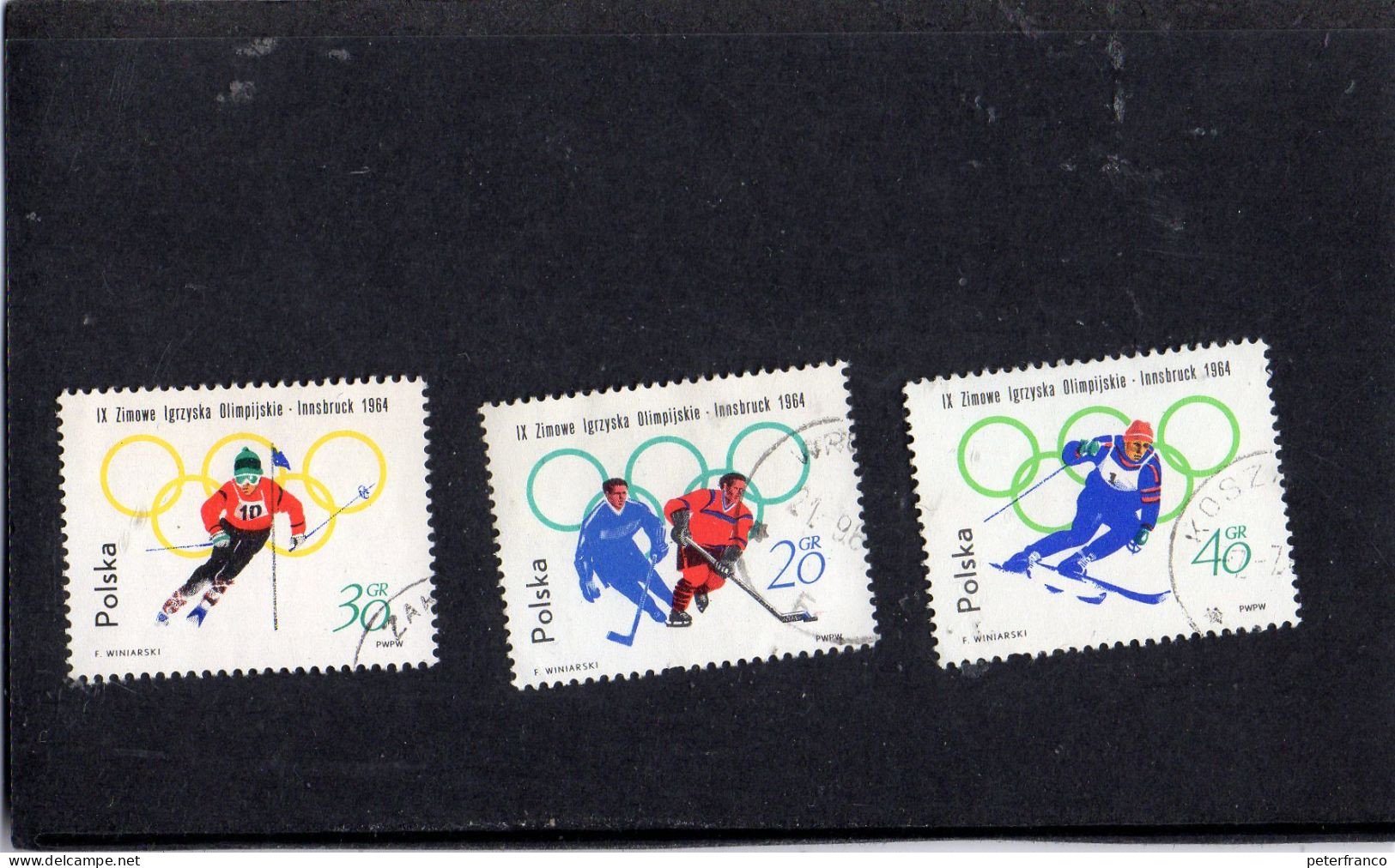 1964 Polonia - Olimpiad Invernali Innsbruck 1964 - Hiver 1964: Innsbruck