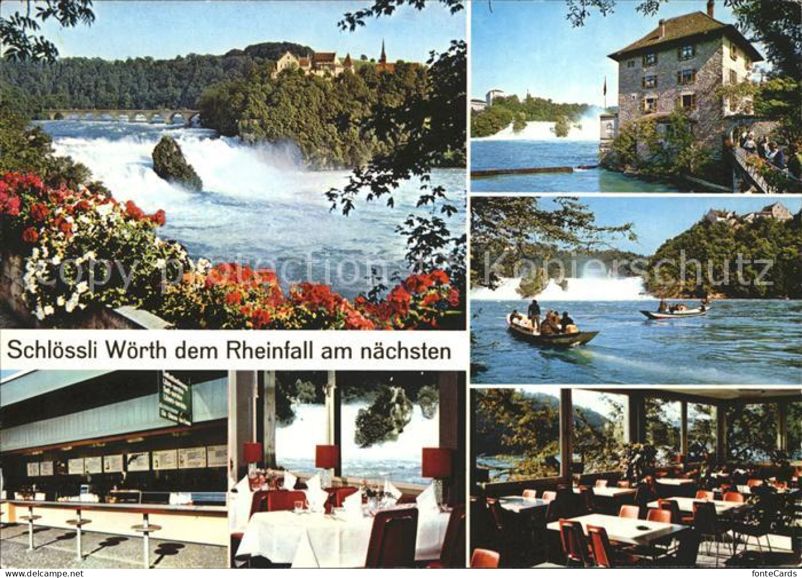 11860046 Neuhausen SH Restaurant Schloessli Woerth Rheinfall Neuhausen SH - Autres & Non Classés