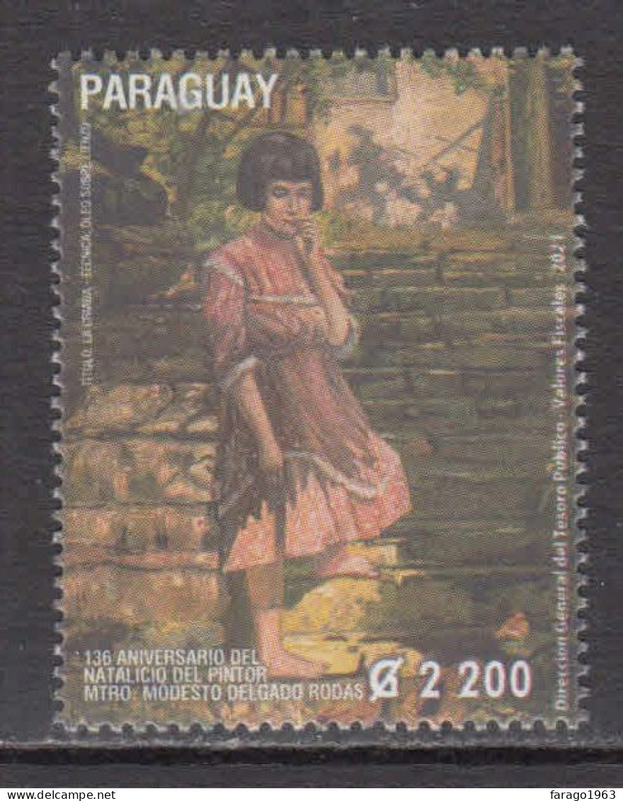 2021 Paraguay Rodas Art Complete Set Of 1  MNH - Paraguay