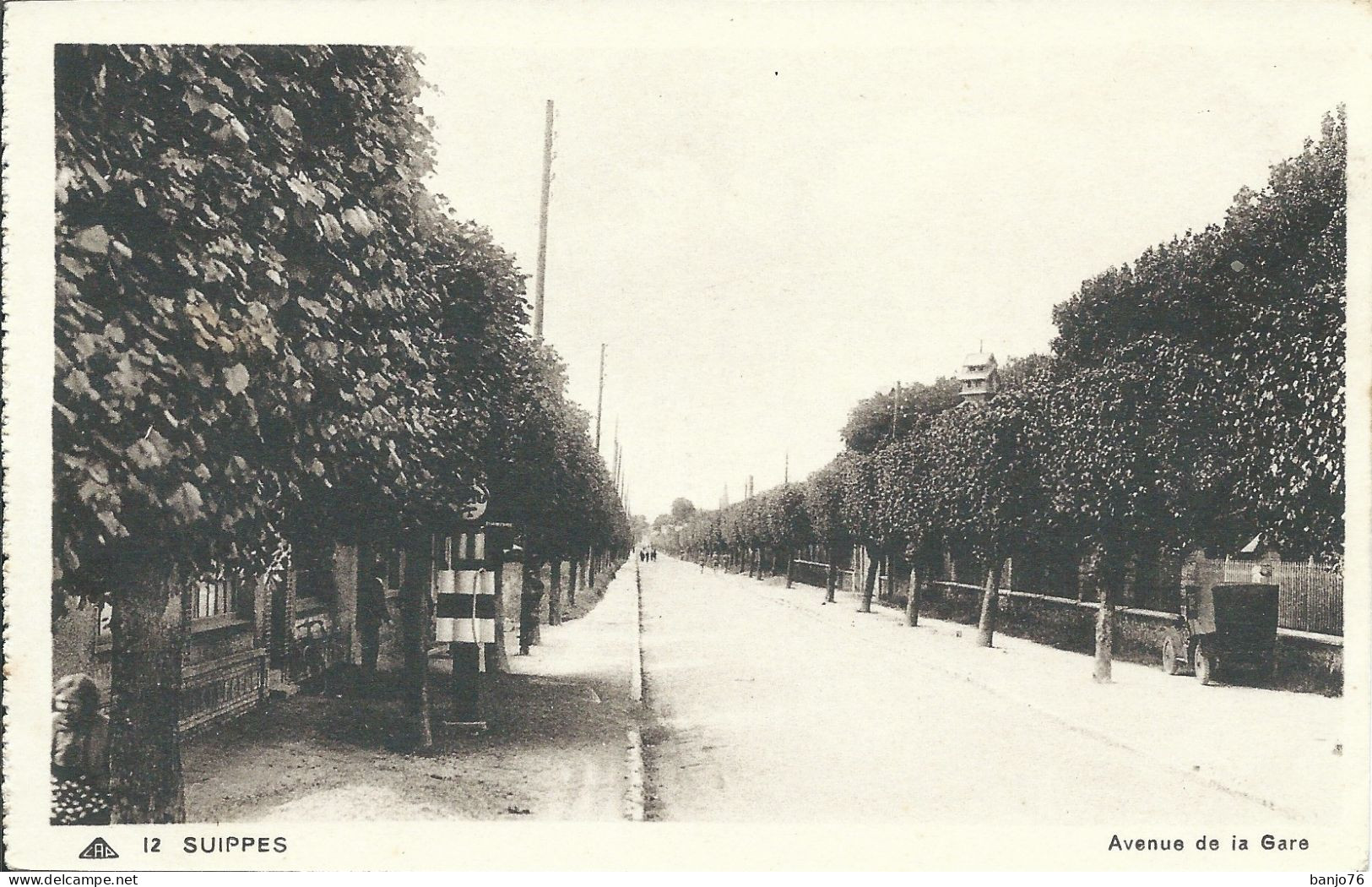 Suippes (51) - Avenue De La Gare - Autres & Non Classés