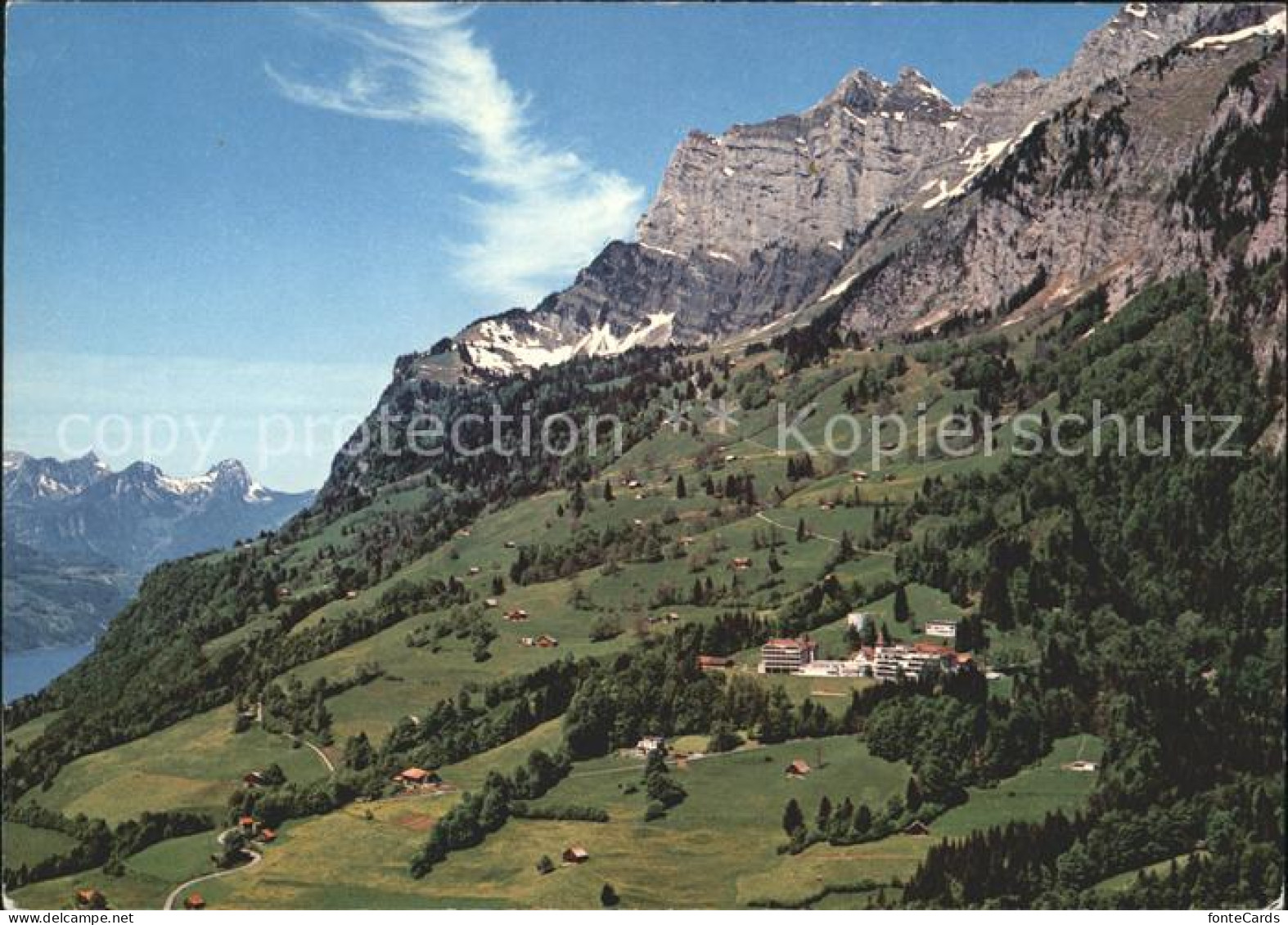 11856627 Walenstadtberg Mit Sanatorium Schaeren Und Walensee Walenstadtberg - Autres & Non Classés