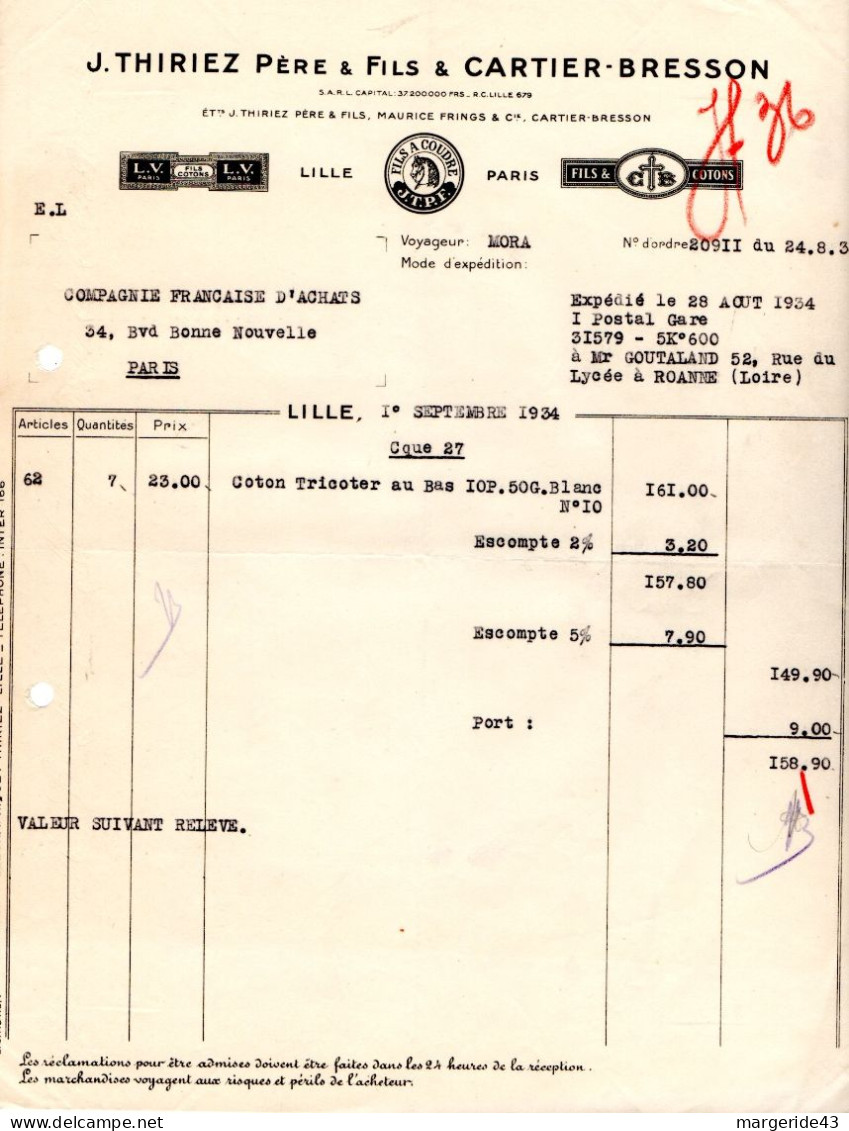 FRANCE LOT DE 80 FACTURES DIVERSES