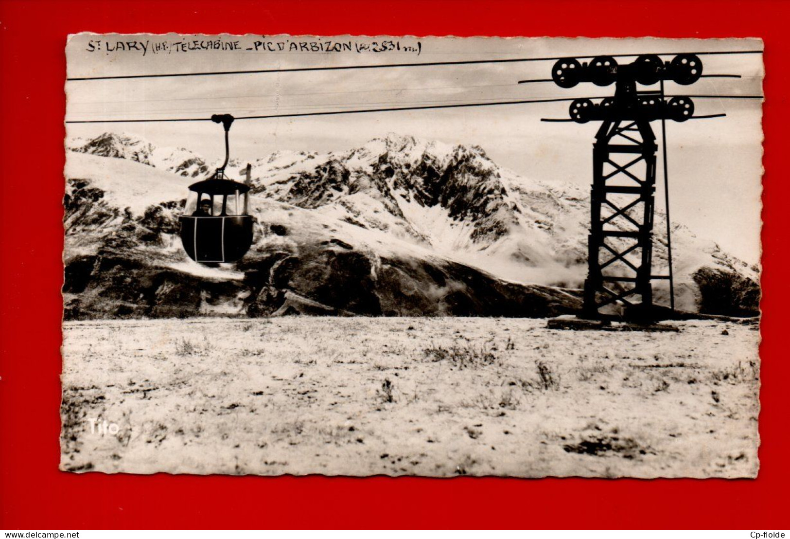 65 - VALLÉE D'AURE . PISTES DE SKI DE SAINT-LARY. TÉLÉCABINE . LE MASSIF DE L'ARBIZON - Réf. N°39021 - - Sonstige & Ohne Zuordnung