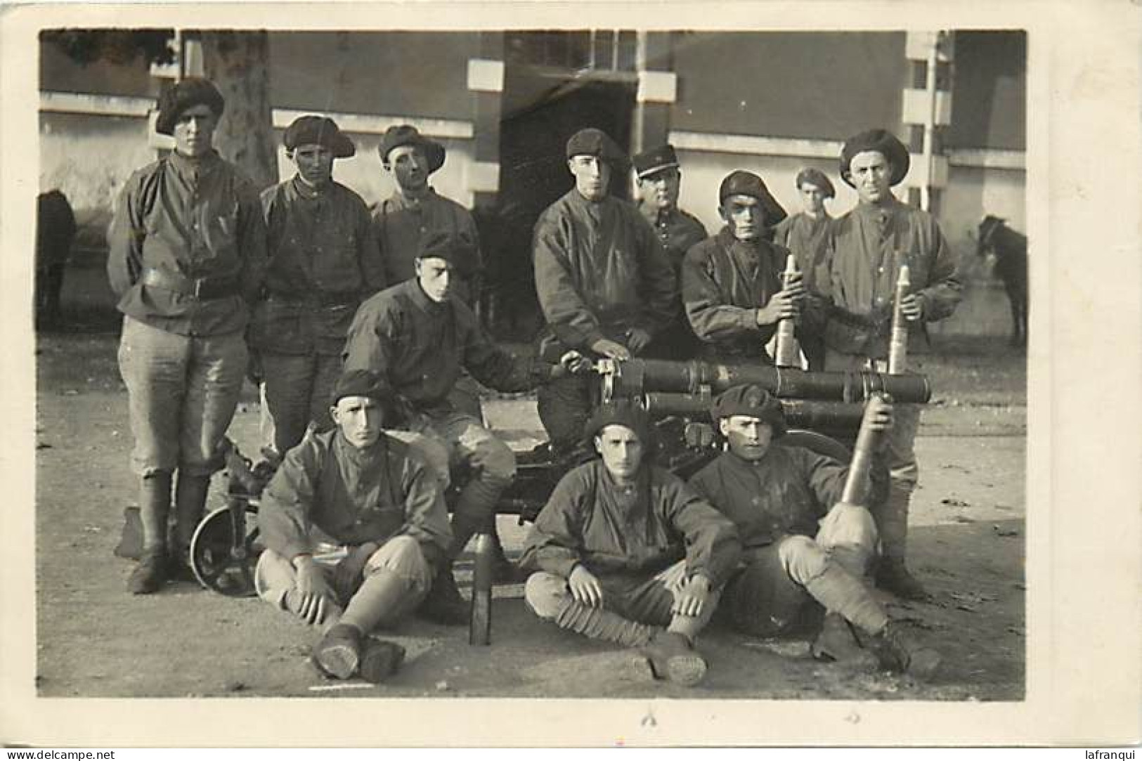 Militaires-ref E104-carte Photo -militaires -militaria -regiment -souvenir Du 93eme Regiment Chasseurs Alpins Grenoble - - Reggimenti