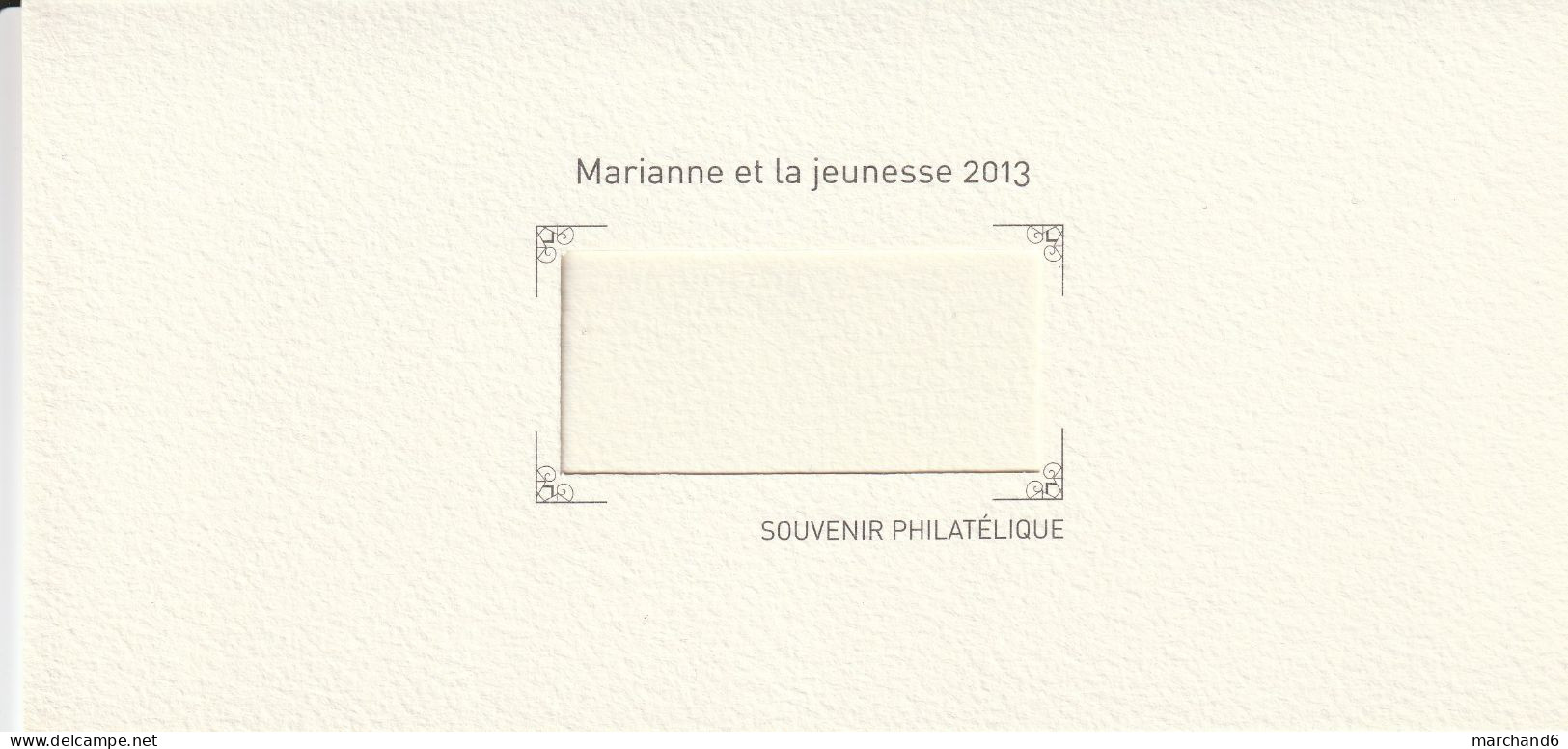 2013 France Bloc Souvenir Type Marianne De Ciappa Et Kawena Marianne De La Jeunesse N°82 Neuf ** - Foglietti Commemorativi