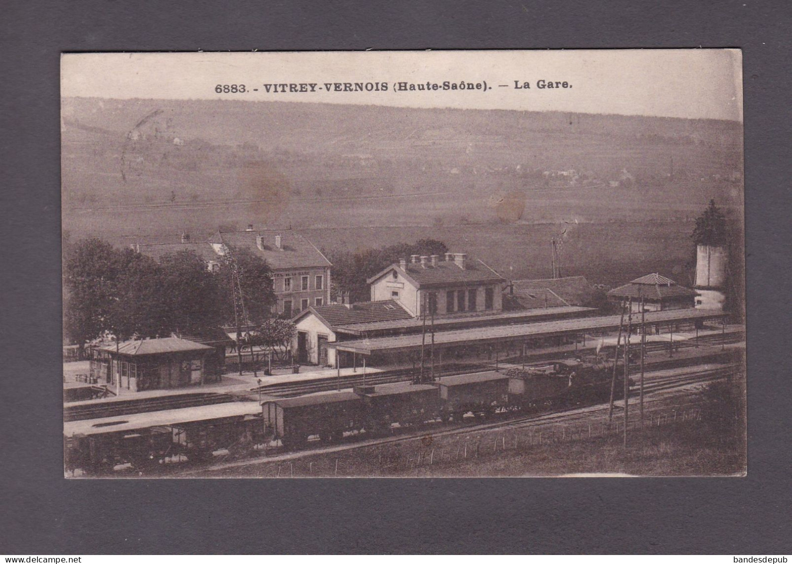 Vente Immediate Vitrey Vernois Haute Saone La Gare ( Chemin De Fer Train   3922 - Autres & Non Classés