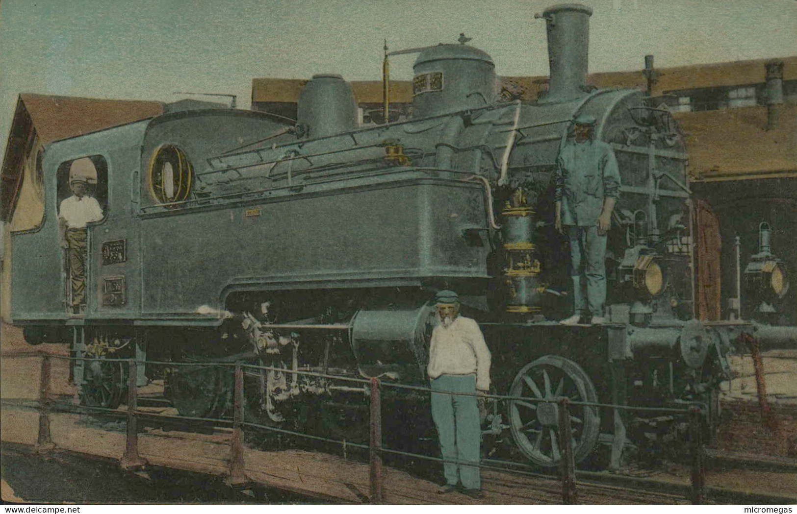 Ungarischen Staatsbahn  Tenderlokomotive - Gebaut Zu Budapest 1908 - Trains