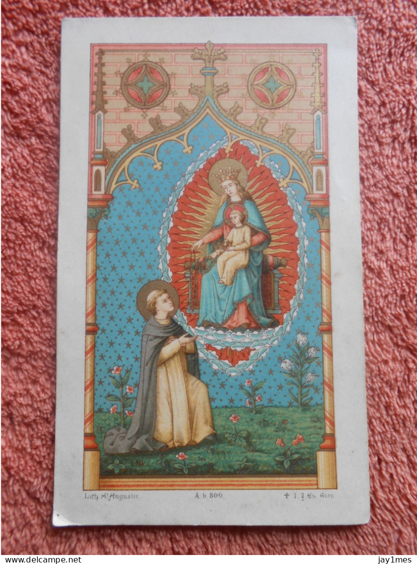 Image Pieuse Religieuse Holy Card De Ryckholt - Images Religieuses