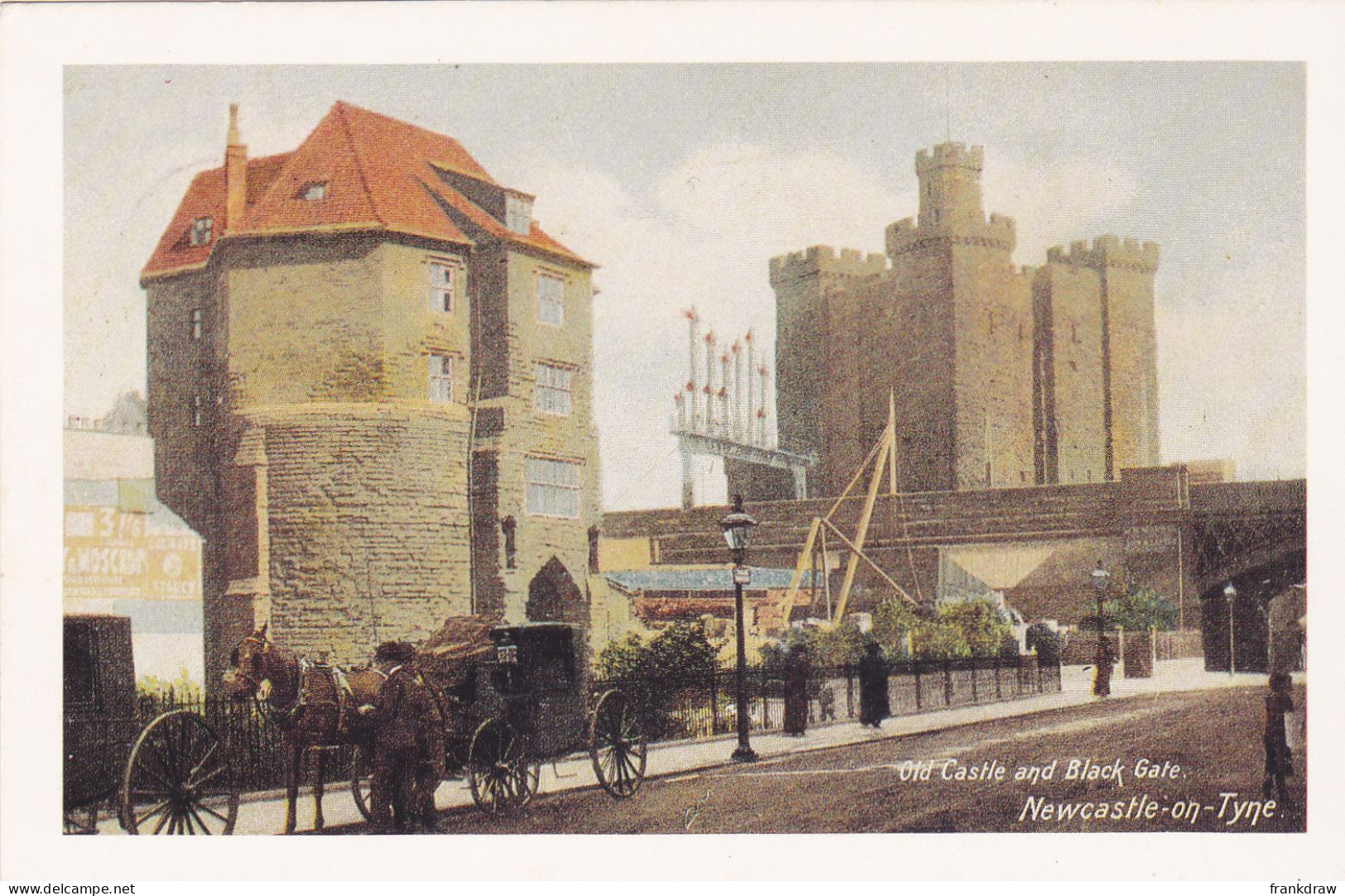 Nostalgia Postcard - The Old Castler And Black Gate, Newcastle-On-Tyne, C1900 - VG - Non Classés