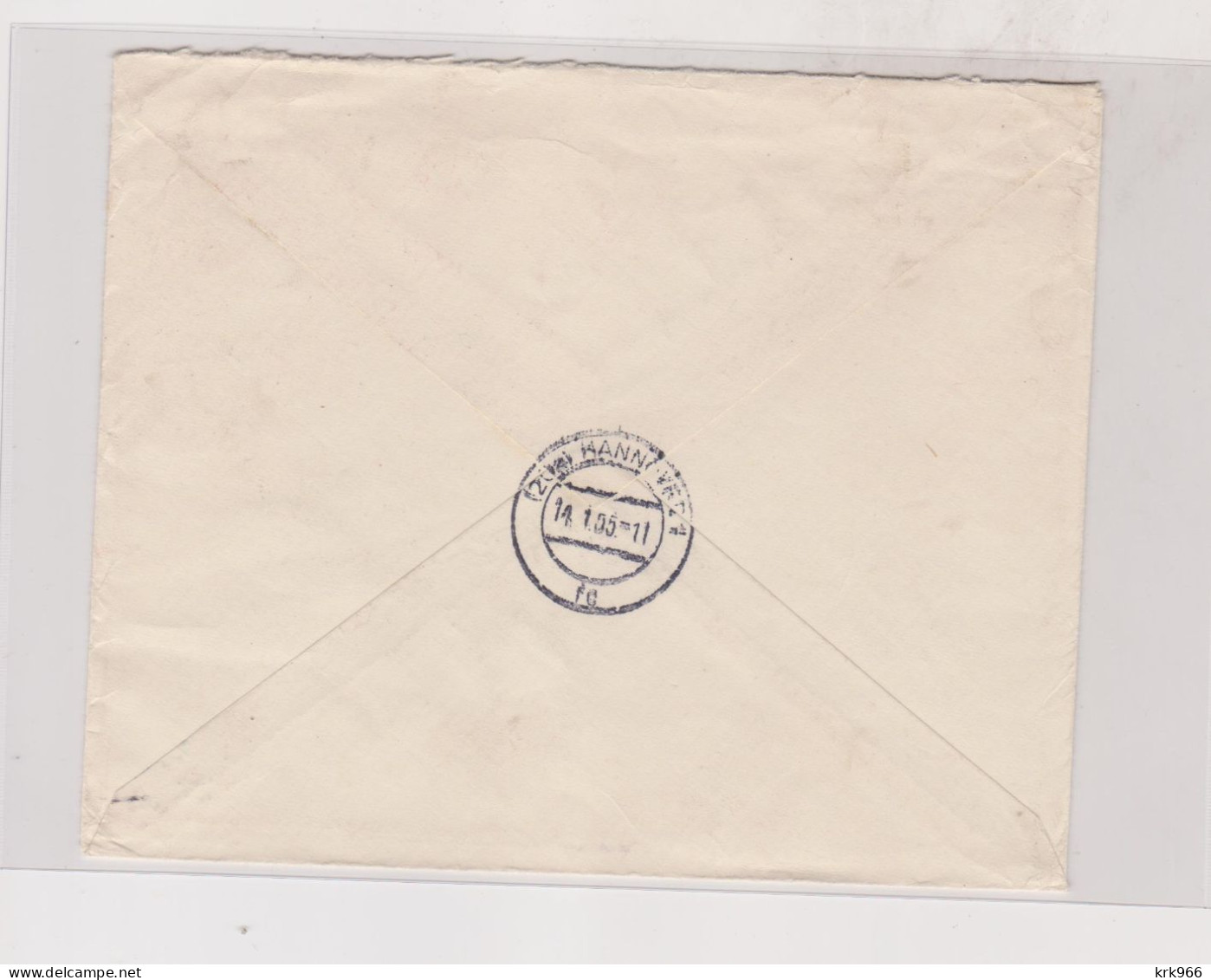 LUXEMBOURG 1955 Nice Registered Cover To Germany - Storia Postale