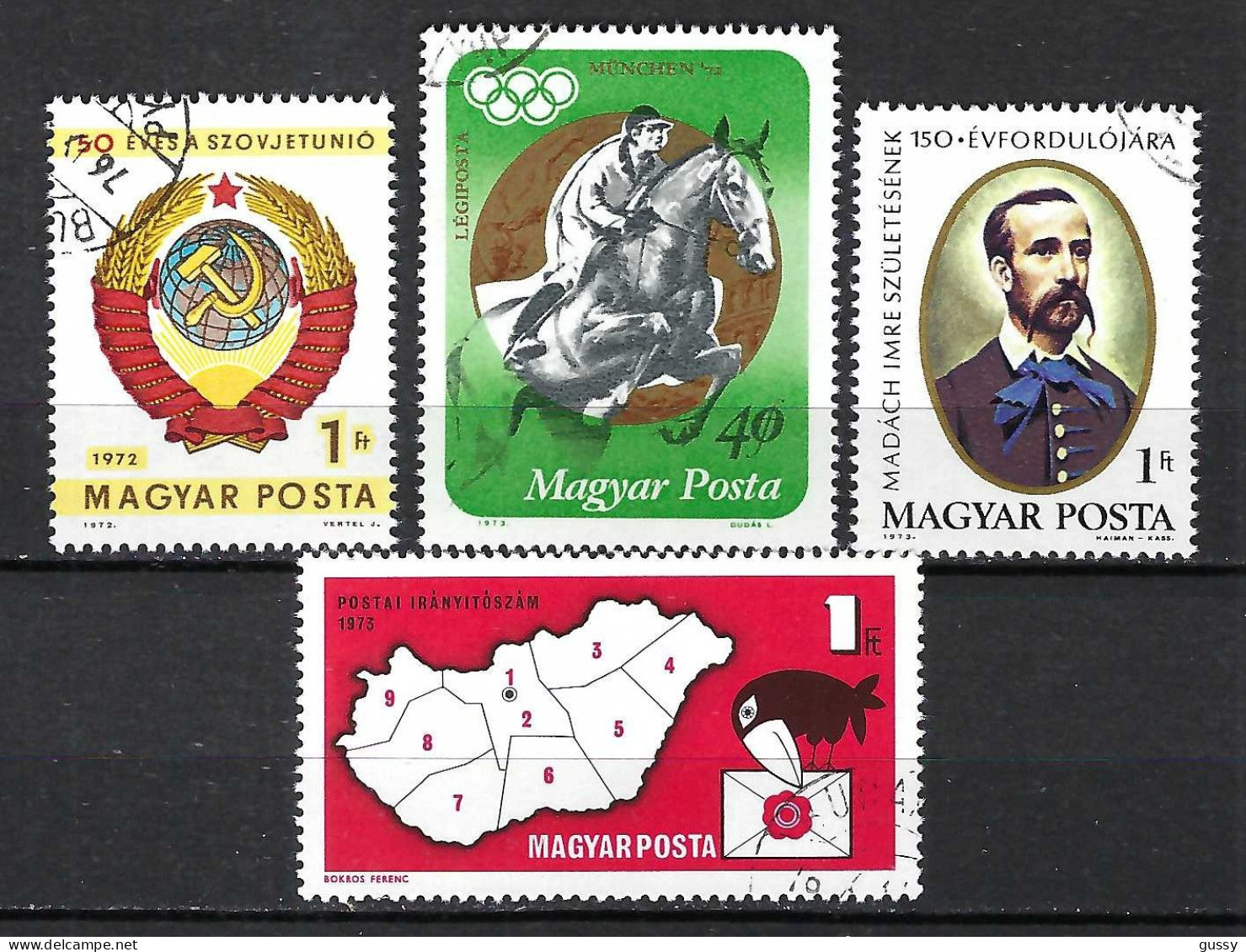 HONGRIE Ca.1972-73: Lot D'obl. - Used Stamps