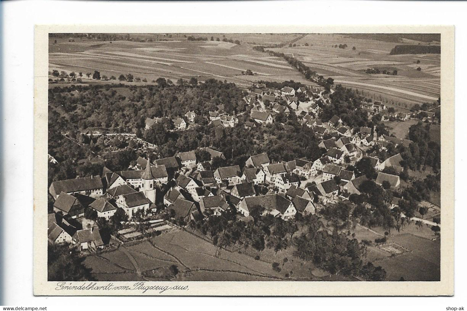MW25045x/ Gründelhardt Frankenhardt  Seltene AK  Strähle Luftbild  1928 - Andere & Zonder Classificatie