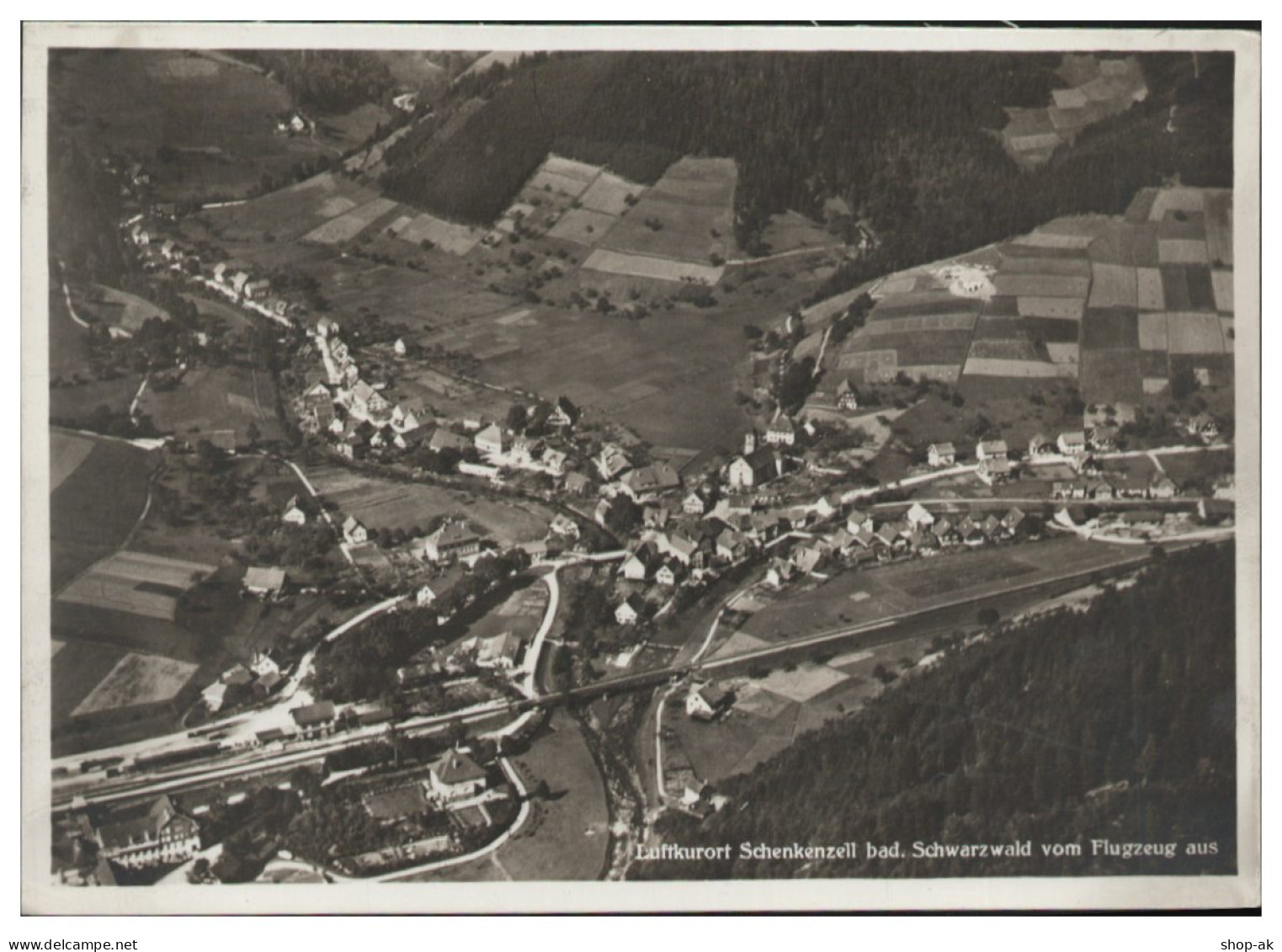 MW14444x/ Schenkenzell   Foto AK Seltenes Strähle Luftbild 30er Jahre - Andere & Zonder Classificatie
