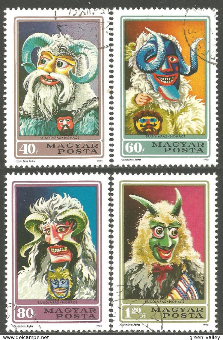 DS-8 Hongrie Hungary Costumes Masques Masks Dance Danse Theatre - Dans