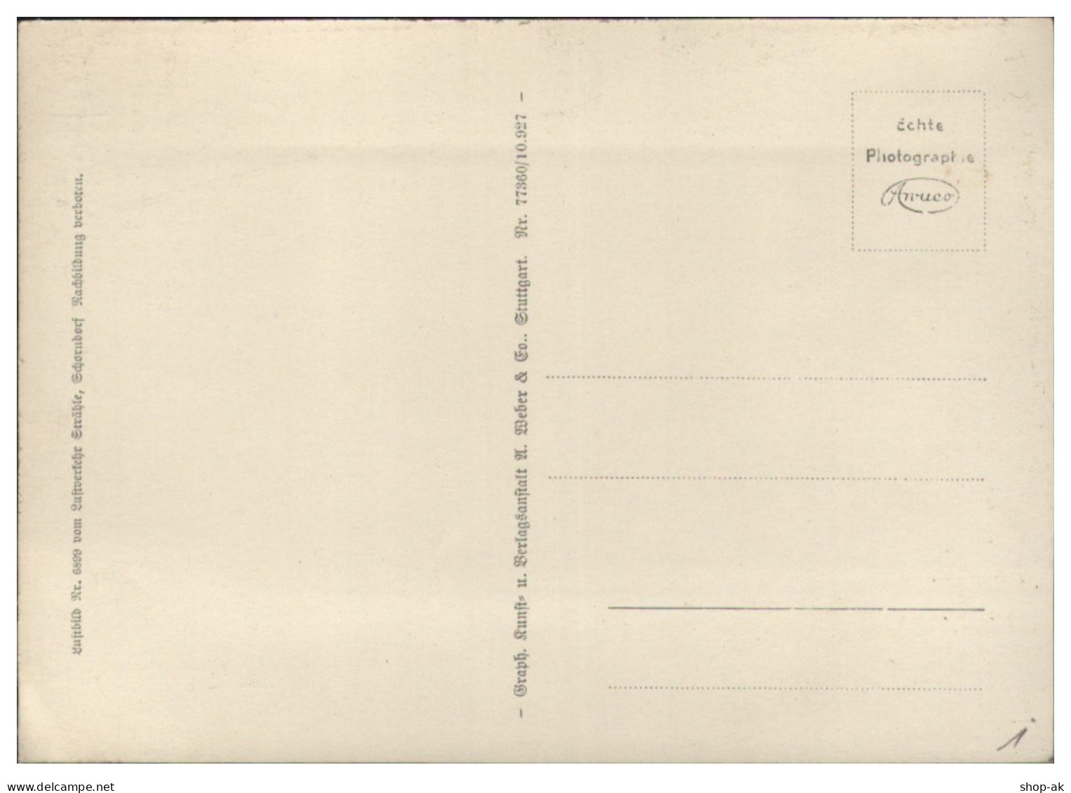 MW25055/ Aalen Hirschbachsiedlung  Seltene Foto AK  Strähle Luftbild  Ca. 1935 - Andere & Zonder Classificatie