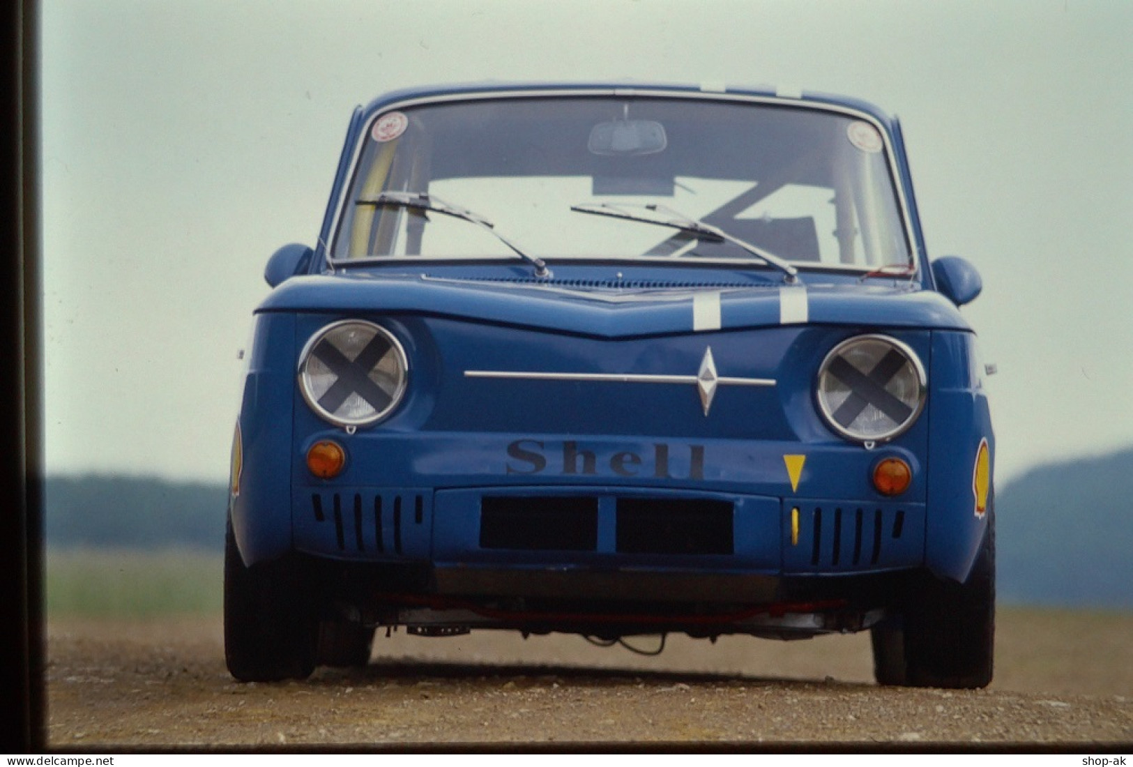 Dia0258/ 5 X DIA Foto Auto Renault 8 Gordini Rennversion Ca.1988 - Cars