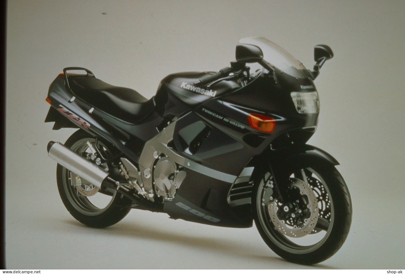 Dia0274/ 2 X DIA Foto Motorrad Kawasaki ZZ-R 600  1992 - Motor Bikes