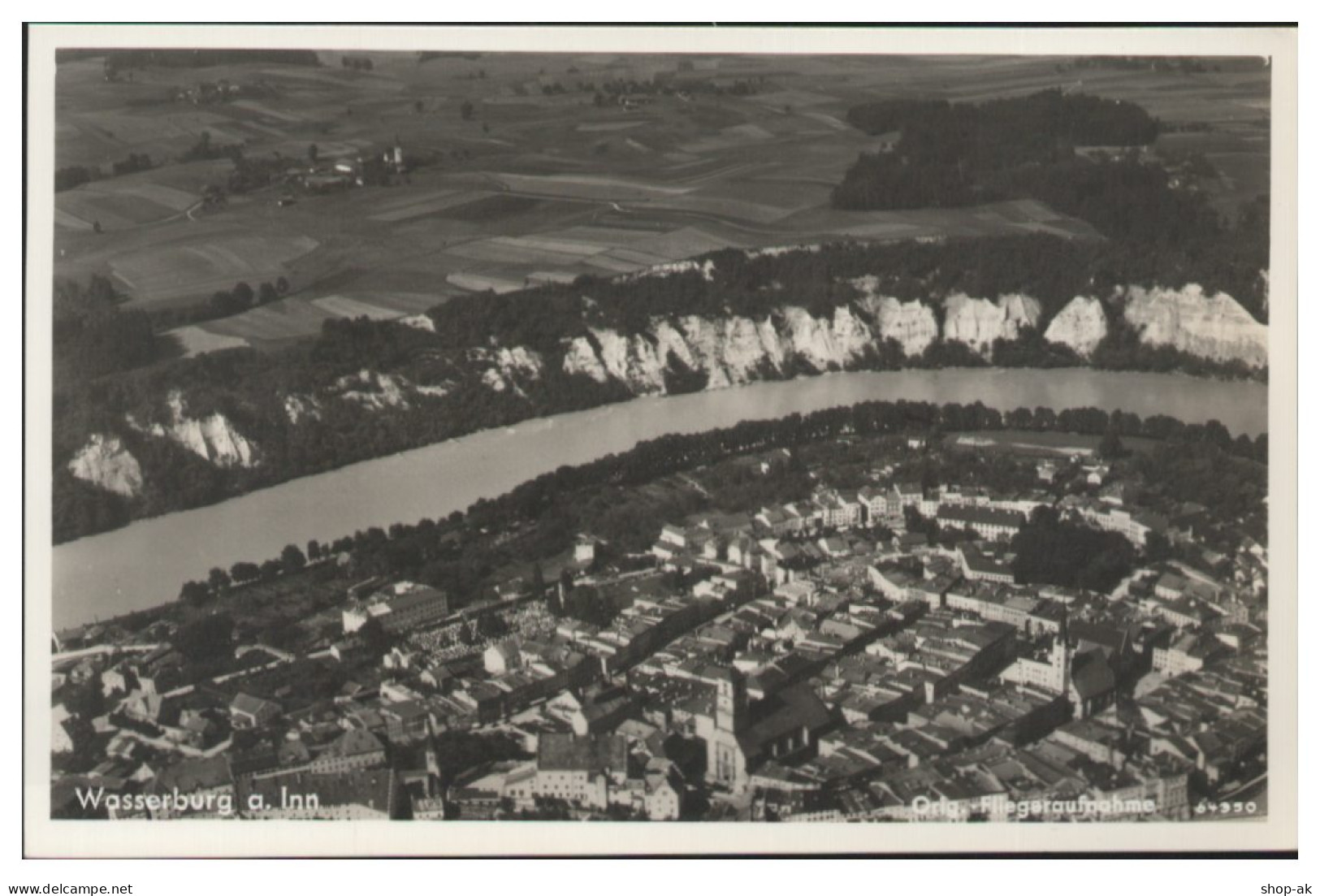 MW14377/ Wasserburg Am Inn Foto  Seltenes Strähle Luftbild 30er Jahre - Other & Unclassified