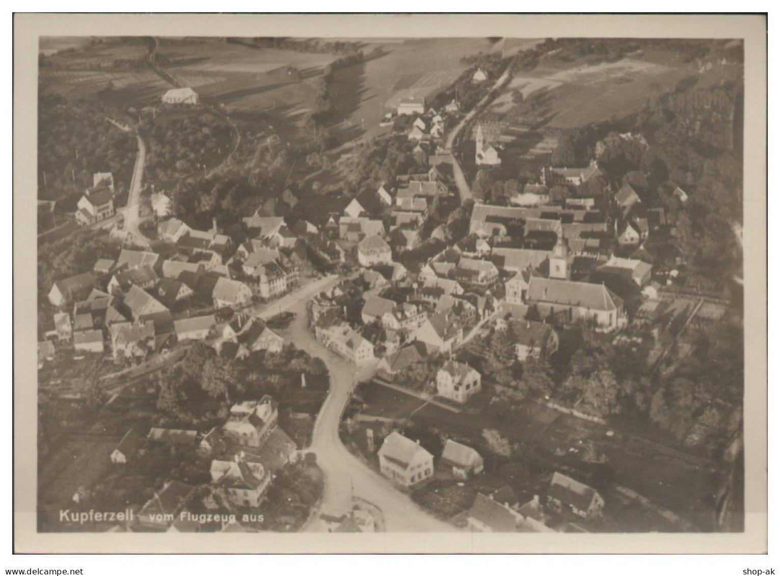 MW25020x/ Kupferzell  Foto AK Seltenes Strähle Luftbild  Ca.1935 - Sonstige & Ohne Zuordnung