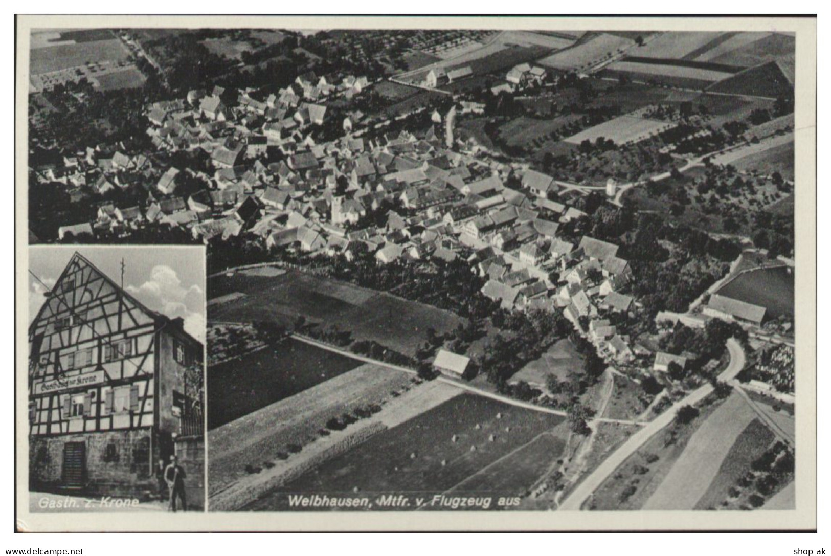 MW14382x/ Weissenburg I. B.  Seltenes Strähle Luftbild 30er Jahre - Sonstige & Ohne Zuordnung