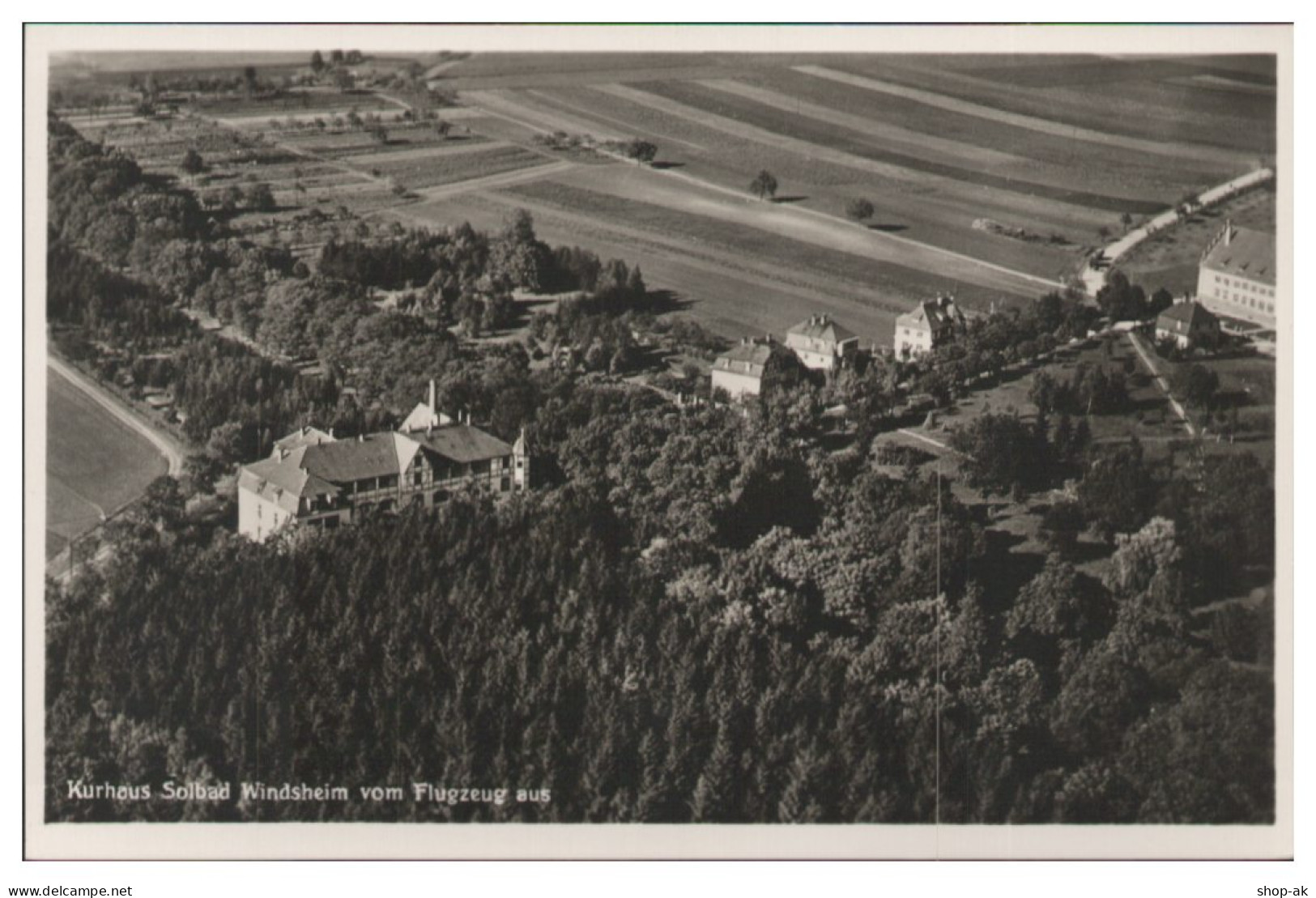 MW14391/ Windsheim Kurhaus Foto Seltenes Strähle Luftbild 30er Jahre - Other & Unclassified