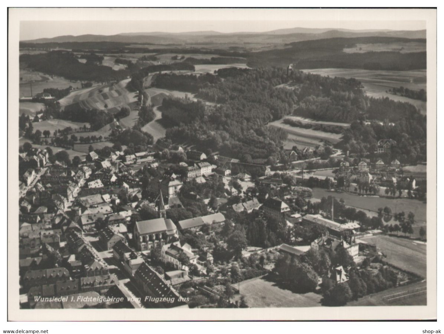 MW14400/ Wunsiedel Foto  Seltenes Strähle Luftbild 30er Jahre - Sonstige & Ohne Zuordnung