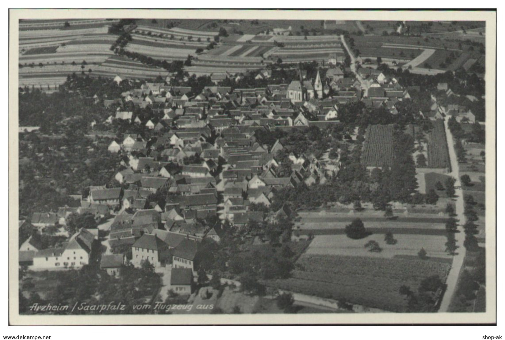 MW14410x/ Arzheim Saarpfalz Seltenes Strähle Luftbild 30er Jahre - Autres & Non Classés