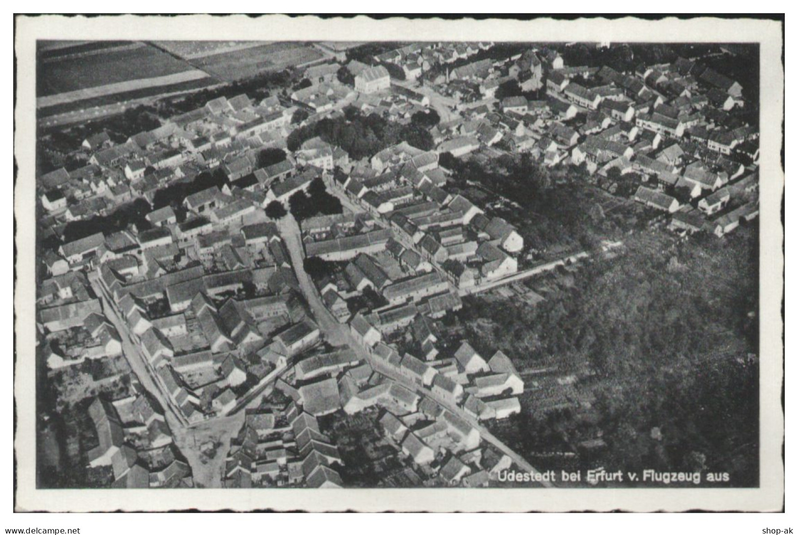 MW25000/ Udestedt Bei Erfurt   AK Seltenes Luftbild  1939 - Autres & Non Classés